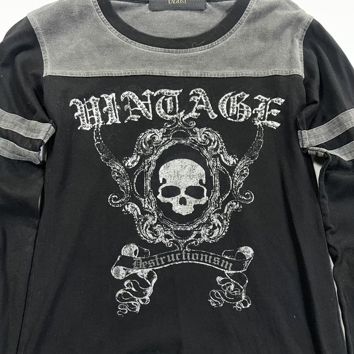 Japanese Brand × Seditionaries Lagust Swarovski Skull Mastermind Inspired Tshirt Size XS / US 0-2 / IT 36-38 - 2 Thumbnail