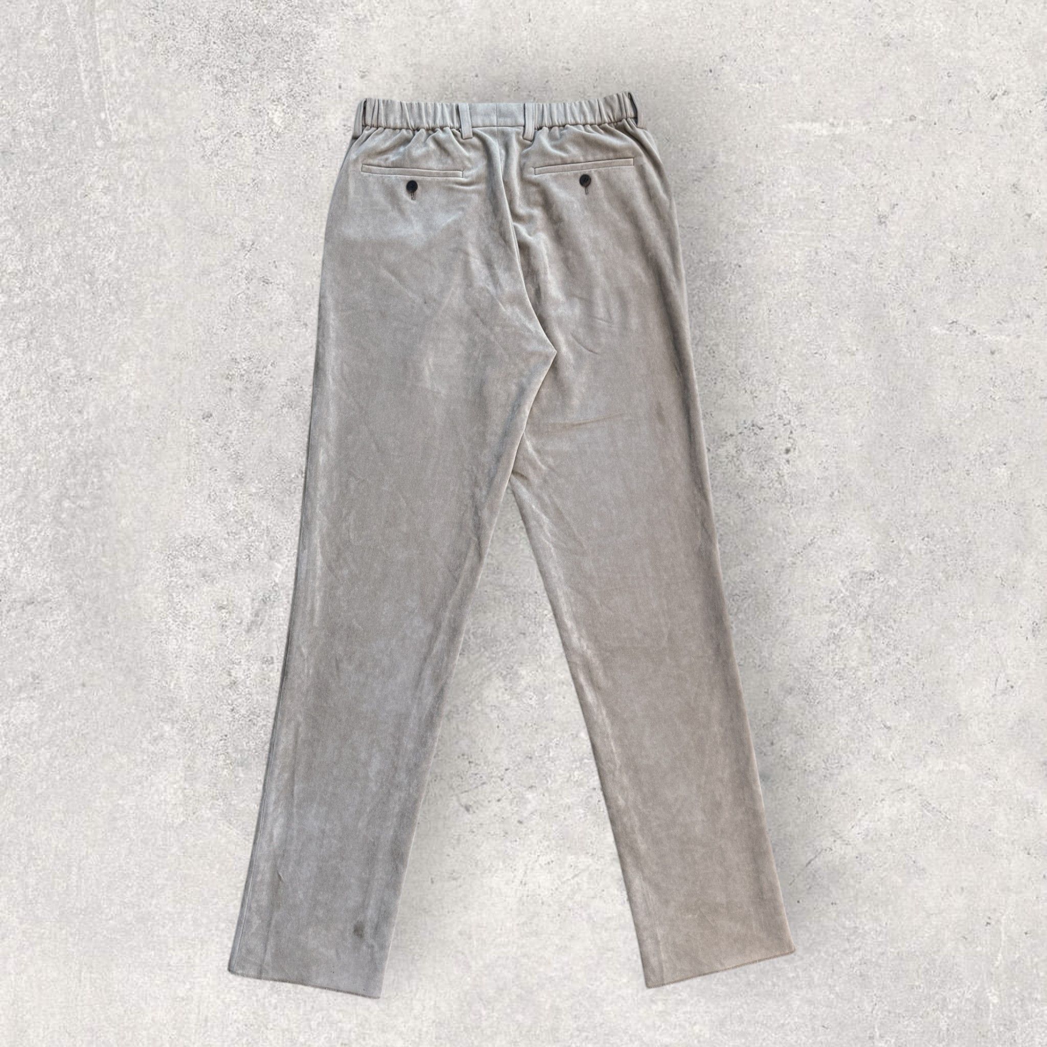 Issey Miyake Beige Velour Pants Size US 32 / EU 48 - 5 Thumbnail