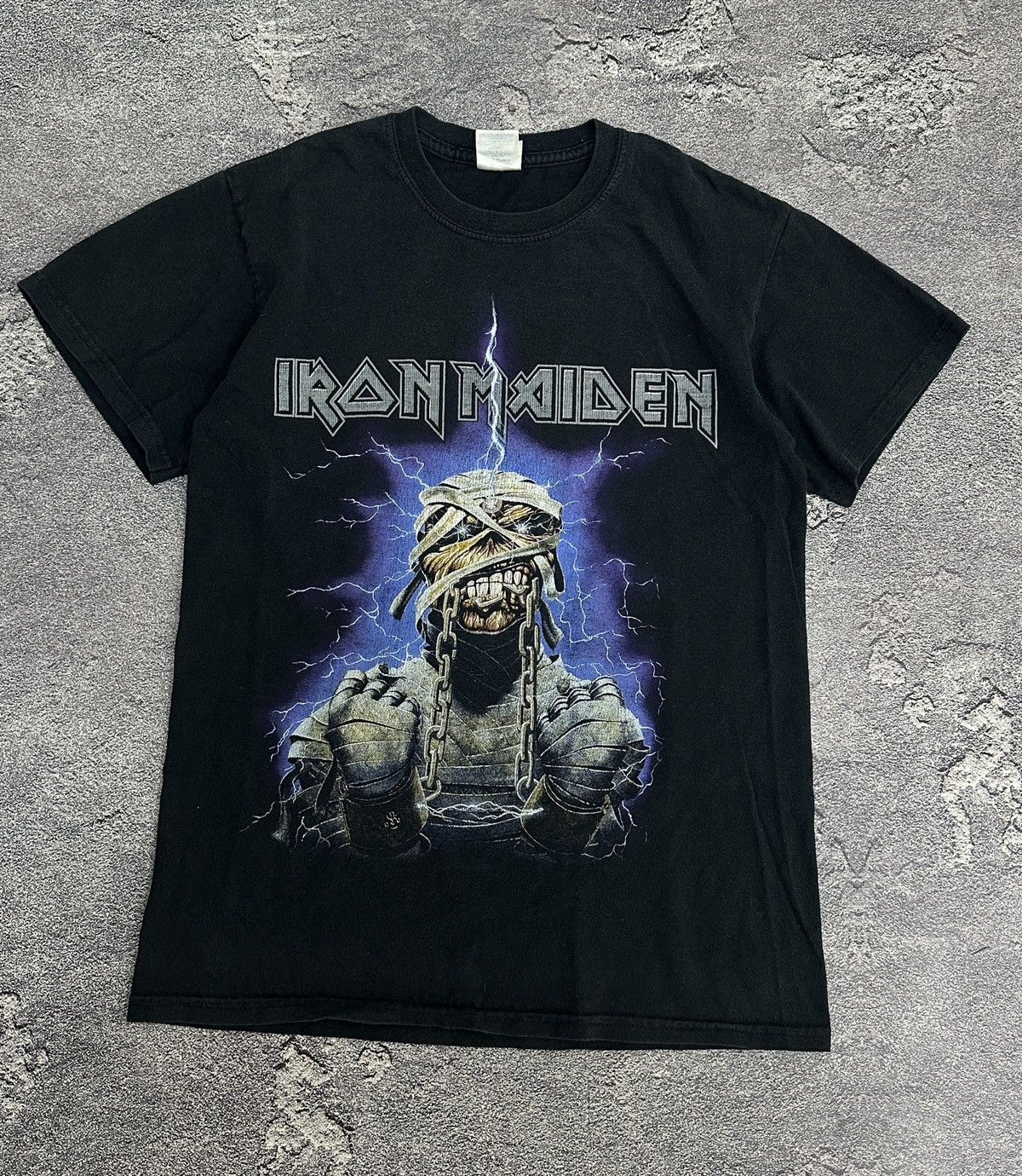 T Shirt Vintage 1990s Powerslave Iron Maiden, image size:1200x1380