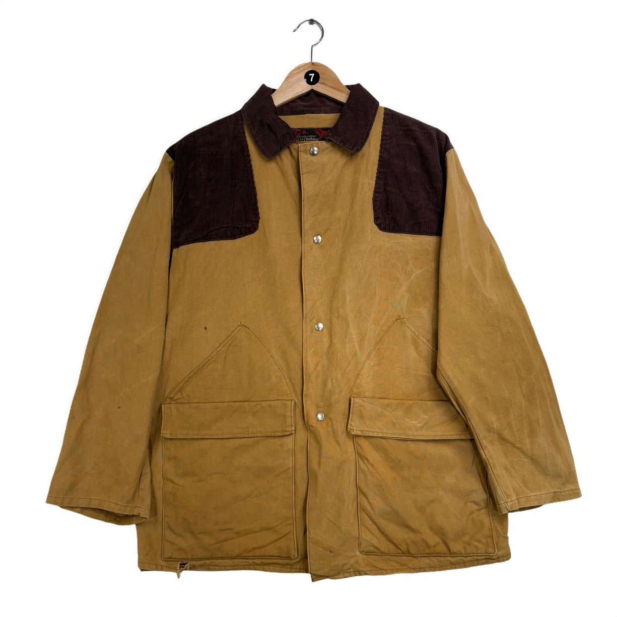 Other Vtg 70s 10X USA Made Canvas Hunting Field Jacket Corduroy M Size US M / EU 48-50 / 2 - 1 Thumbnail