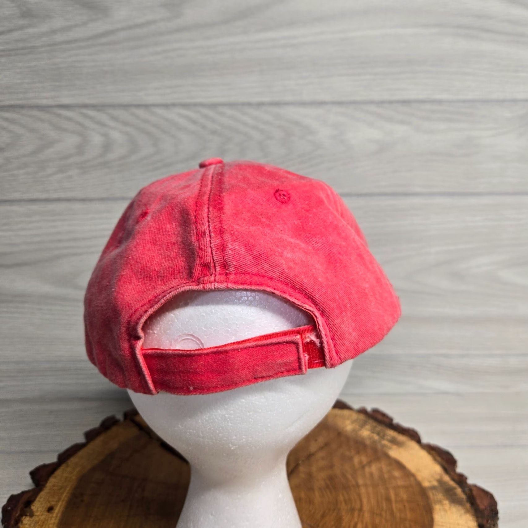 Vintage Vintage Sunset Beach North Carolina Red Cap Baseball Hat Unisex Adult Adjustable Cotton Size ONE SIZE - 3 Thumbnail