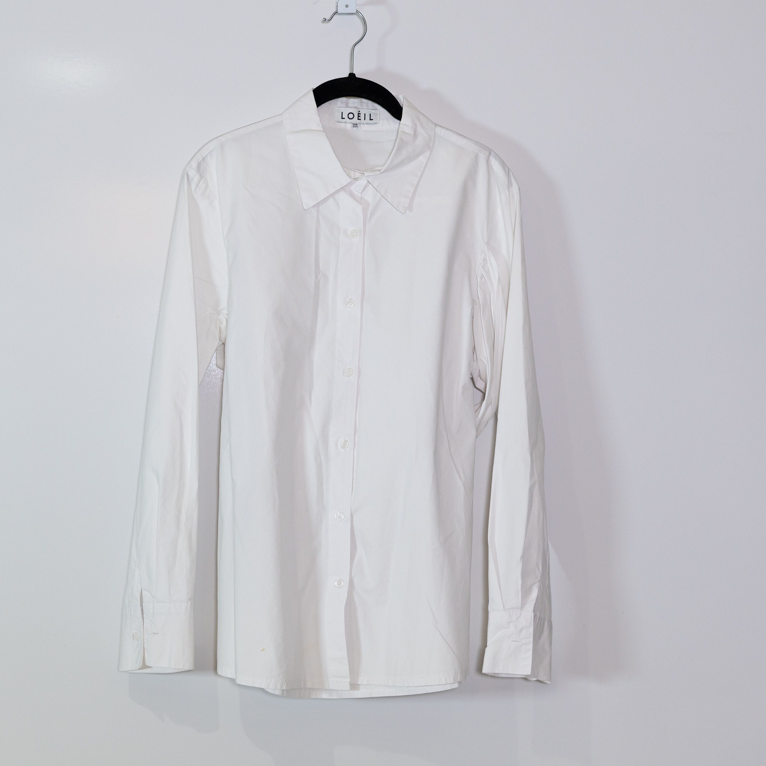 Other Loeil Cotton Poplin Collared Button Down Size ONE SIZE - 1 Thumbnail