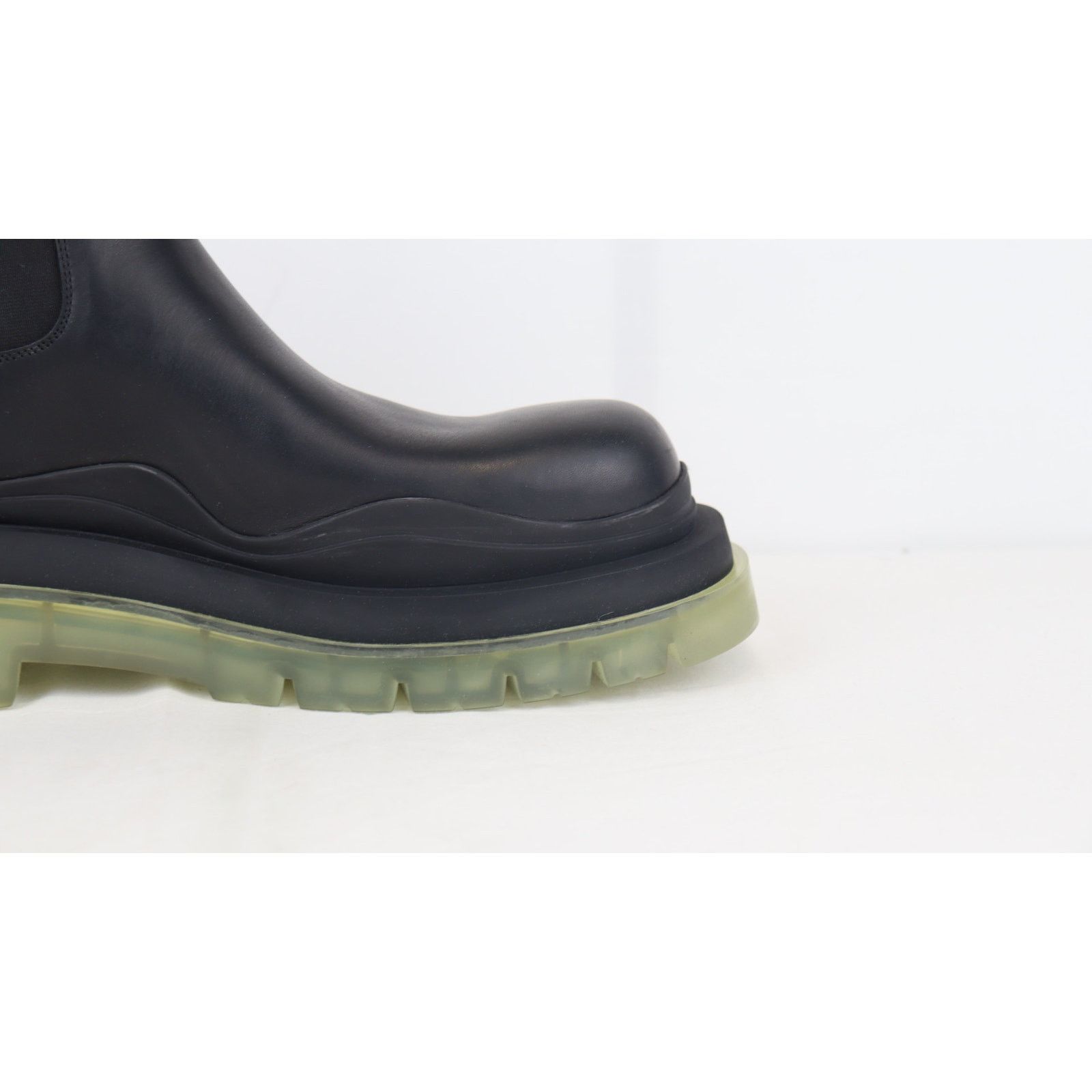 Bottega Veneta o1rshd1 Military Calf Rubber Sole Boots in Black Size US 11.5 / EU 44-45 - 6 Thumbnail