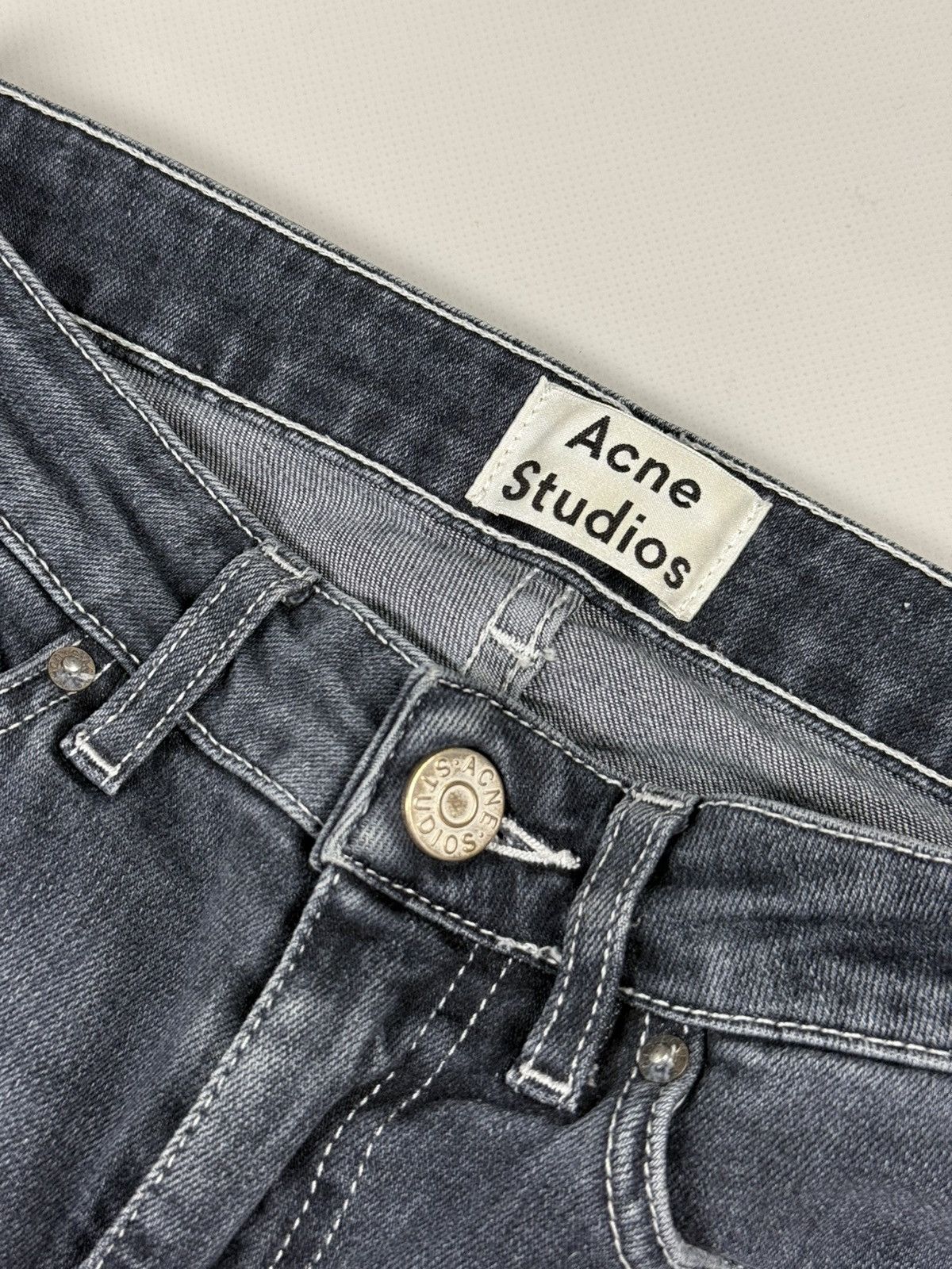 Acne Studios Acne Studios Skin 5 LT Raven Ladies Skinny Jeans Size 24" / US 00 / IT 34 - 10 Thumbnail