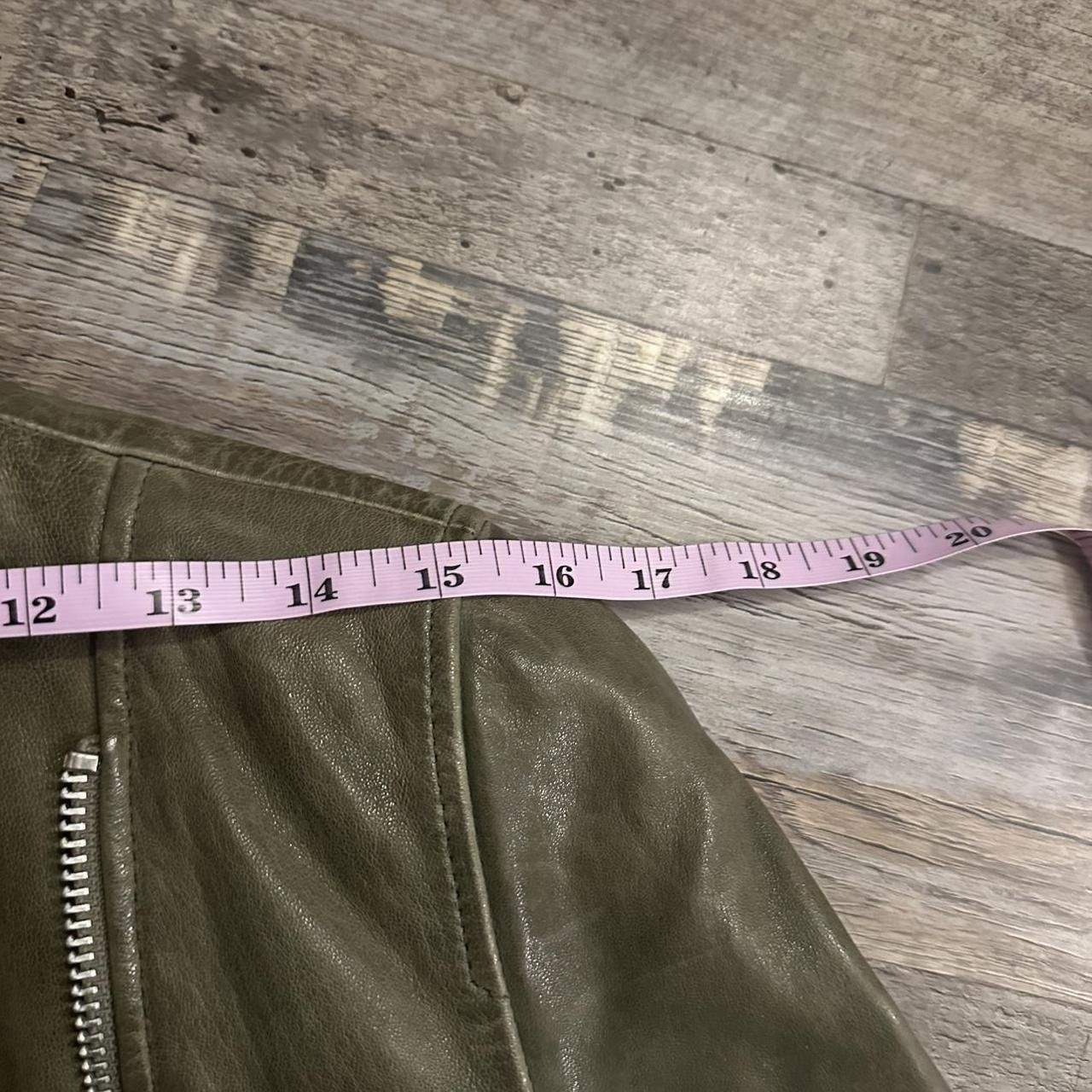 Other Walter Baker Olive Green 100% Leather Jacket MSRP $700 Size XS / US 0-2 / IT 36-38 - 6 Thumbnail