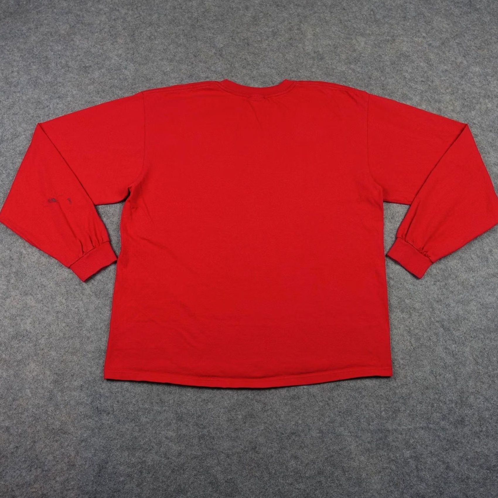 Anvil VINTAGE Anvil Shirt Mens XL Red I Support Our Troops Long Sleeve Tee Size US XL / EU 56 / 4 - 7 Thumbnail