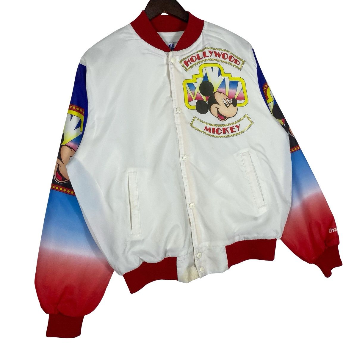 Mickey Mouse Vintage 90s Mickey Mouse Hollywood Satin Bomber Jacket Size M / US 6-8 / IT 42-44 - 11 Thumbnail