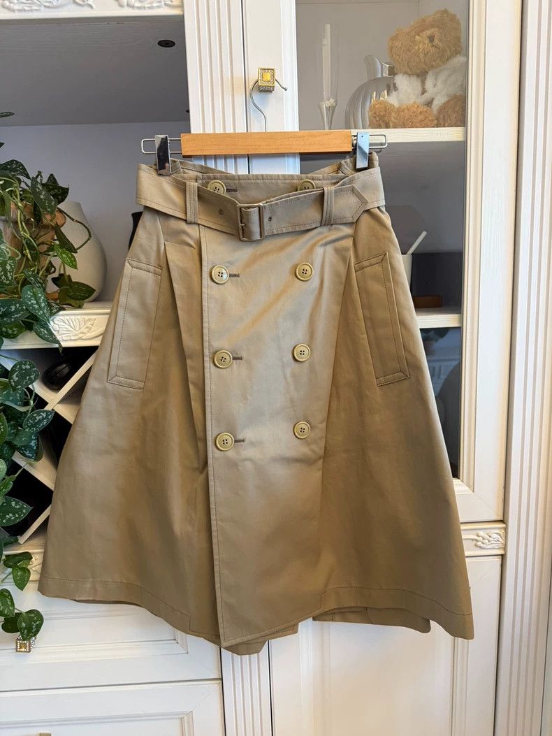 Junya Watanabe Junya Watanabe Belted Trench Skirt Size 24" / US 00 / IT 34 - 1 Thumbnail