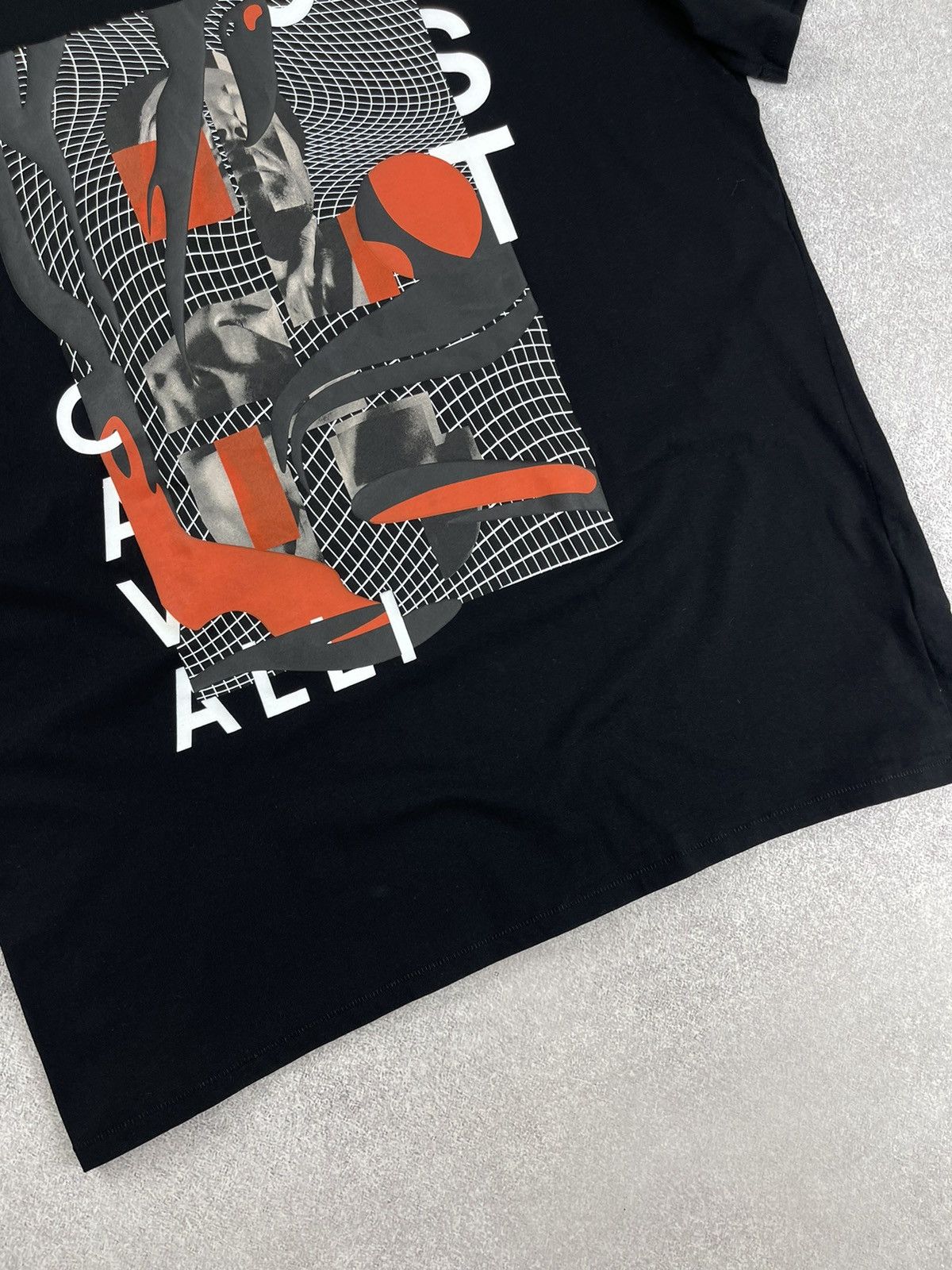 Just Cavalli × Roberto Cavalli Just Cavalli Big Logo Black T-Shirt Men’s Size US XXL / EU 58 / 5 - 2 Thumbnail