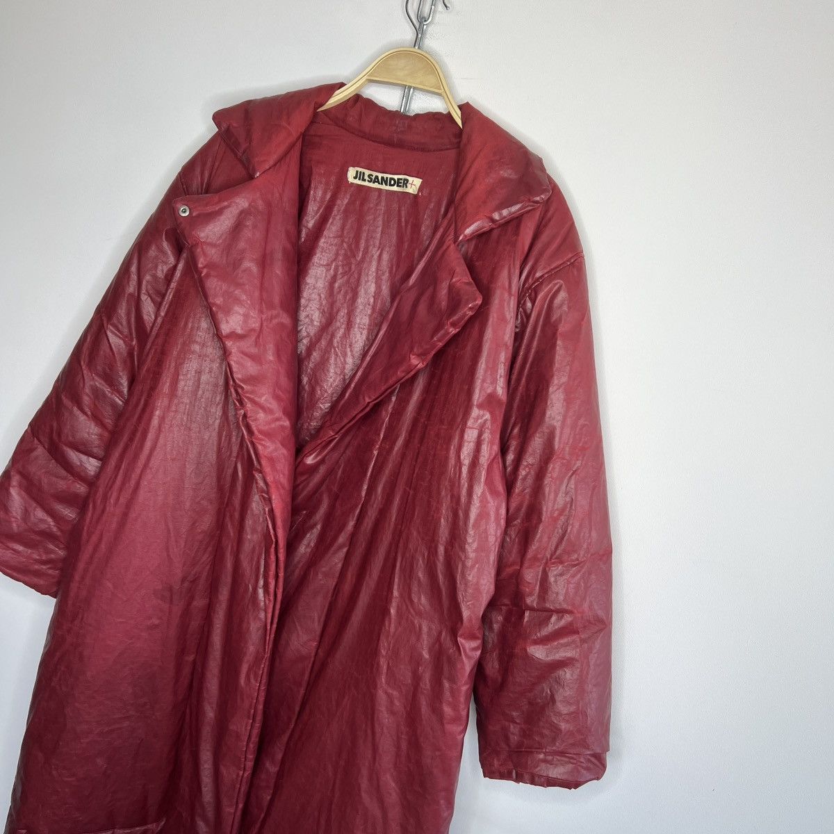 Jil Sander Vintage Jil Sander Heavy Waxed Classic Luxury Coat 90s Size M / US 6-8 / IT 42-44 - 2 Thumbnail