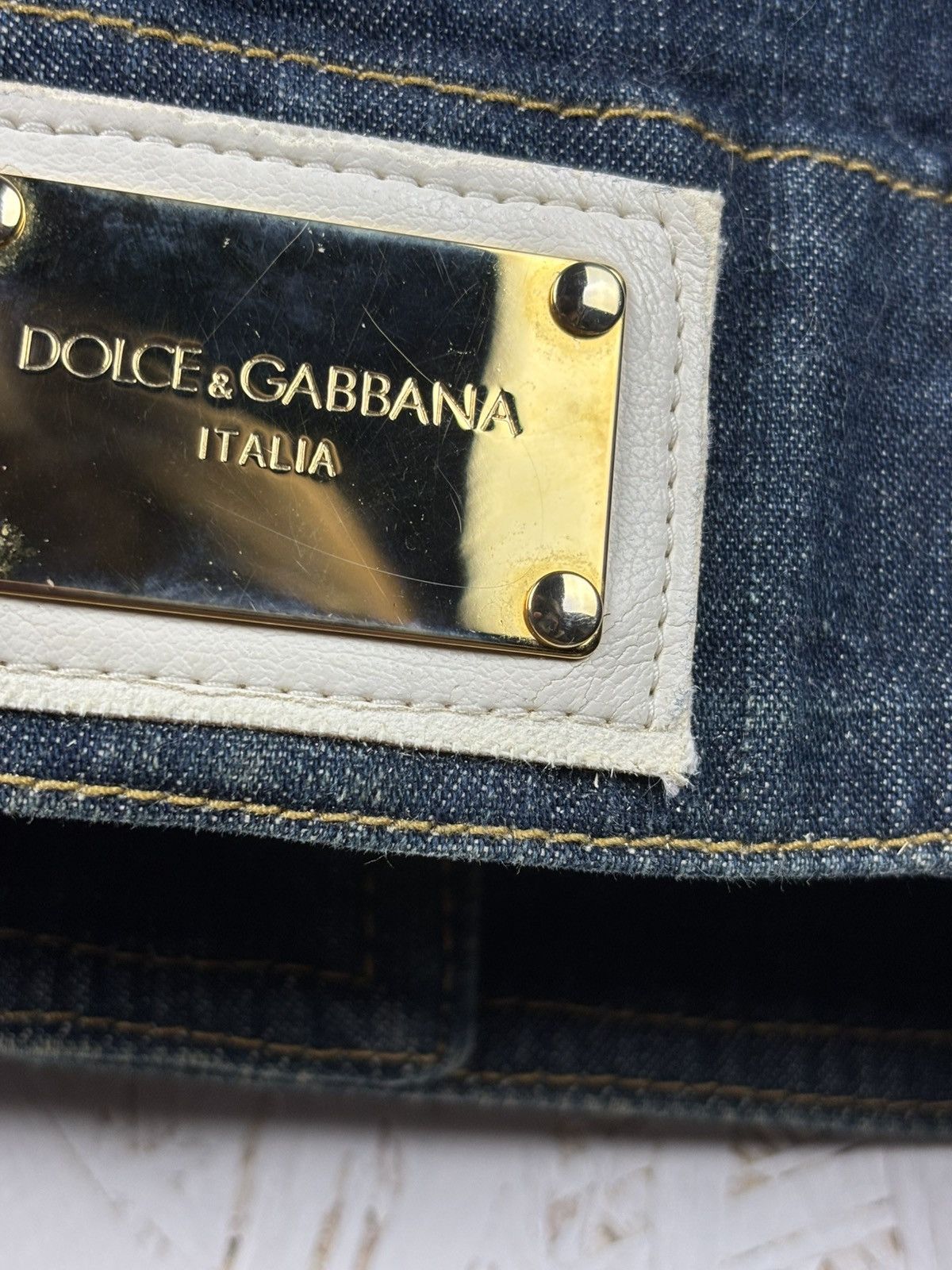 Dolce & Gabbana Dolce & Gabbana Blue Washed Denim Button Up Jeans Jacket Size XS / US 0-2 / IT 36-38 - 9 Thumbnail