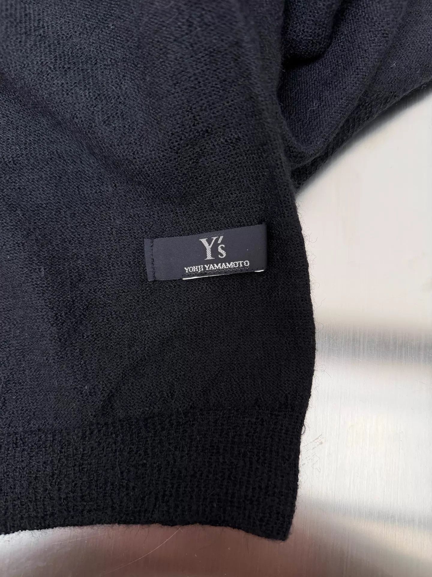 Yohji Yamamoto Y's Yohji Yamamoto Magpie Embroidery Wool Scarf Size ONE SIZE - 4 Thumbnail