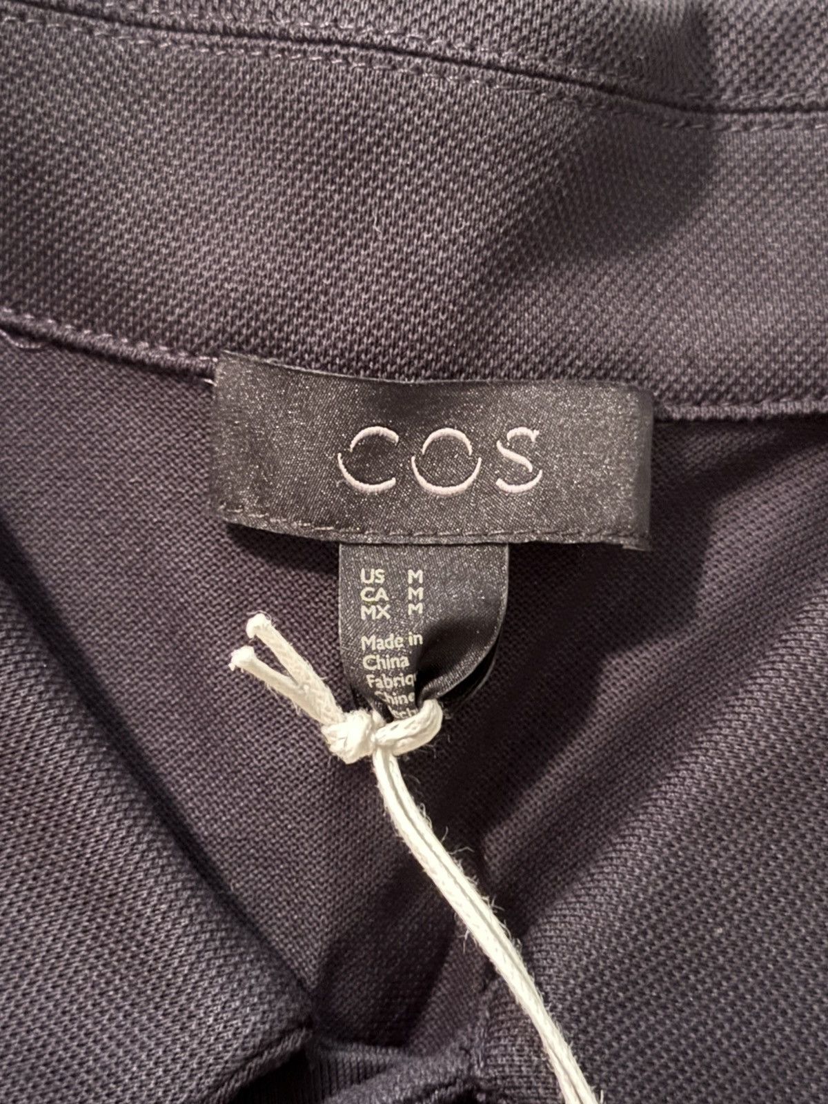 Cos COS Navy Polo Shirts Size US M / EU 48-50 / 2 - 2 Thumbnail