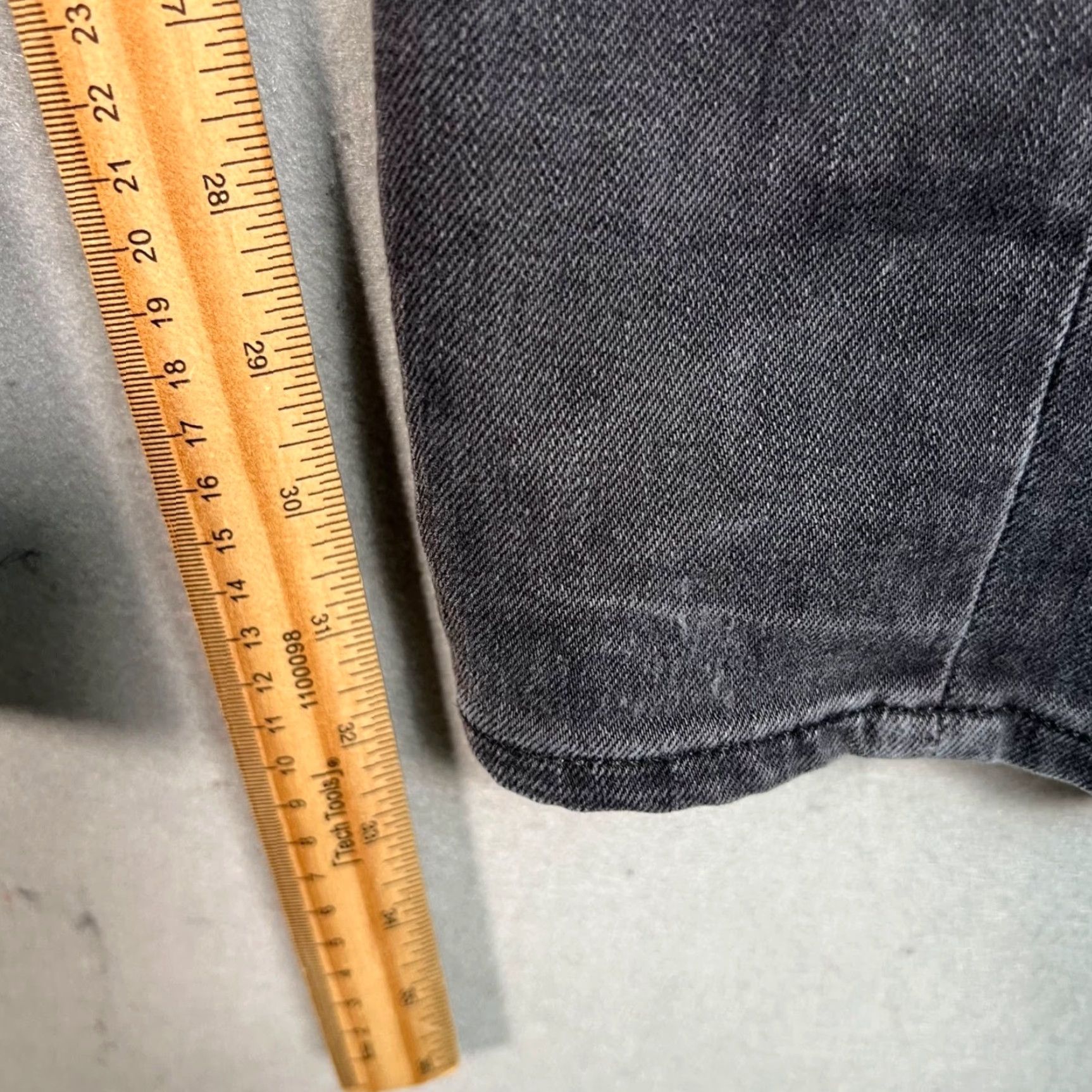 Rag & Bone Rag & Bone Mens Jeans 33 Extra-Slim Fit 1 Grey Cotton Blend Denim 5-Pocket Solid Size US 33 - 7 Thumbnail