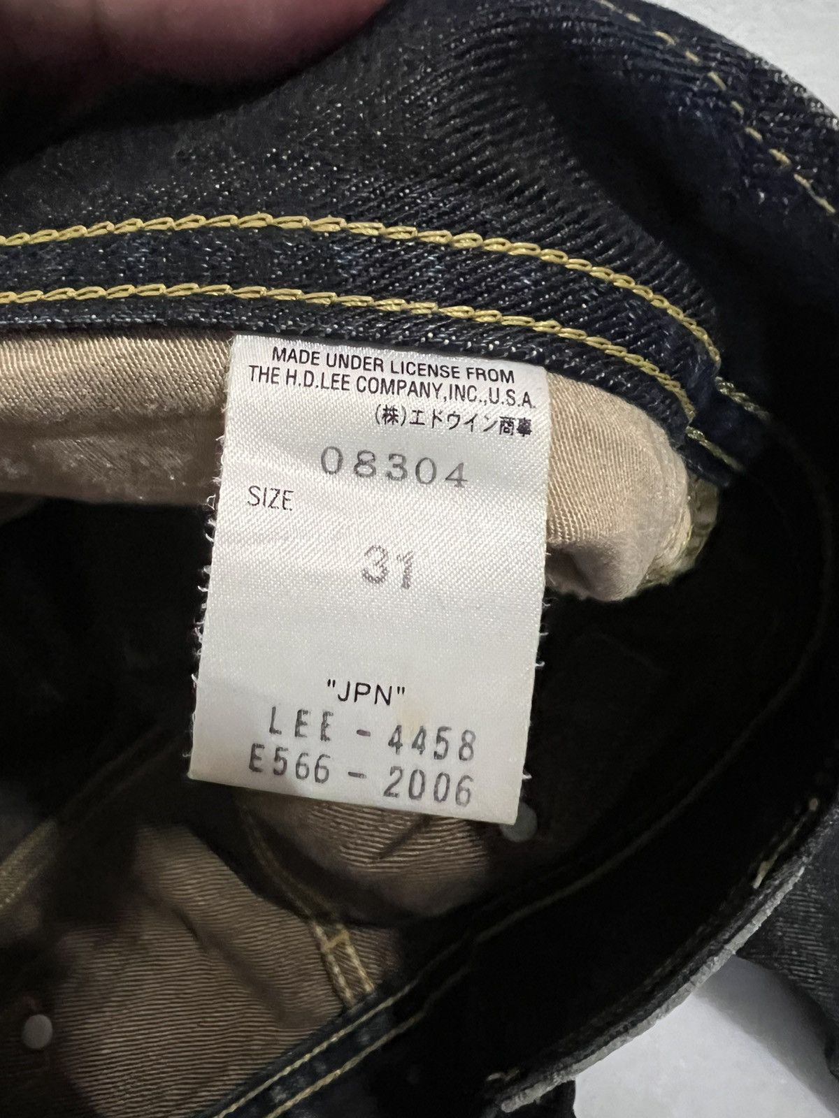 Hysteric Glamour × If Six Was Nine × Lee 🌈Baggy 90’s Lee Cowboy Distress Mud Wash Jeans Size US 33 - 21 Thumbnail