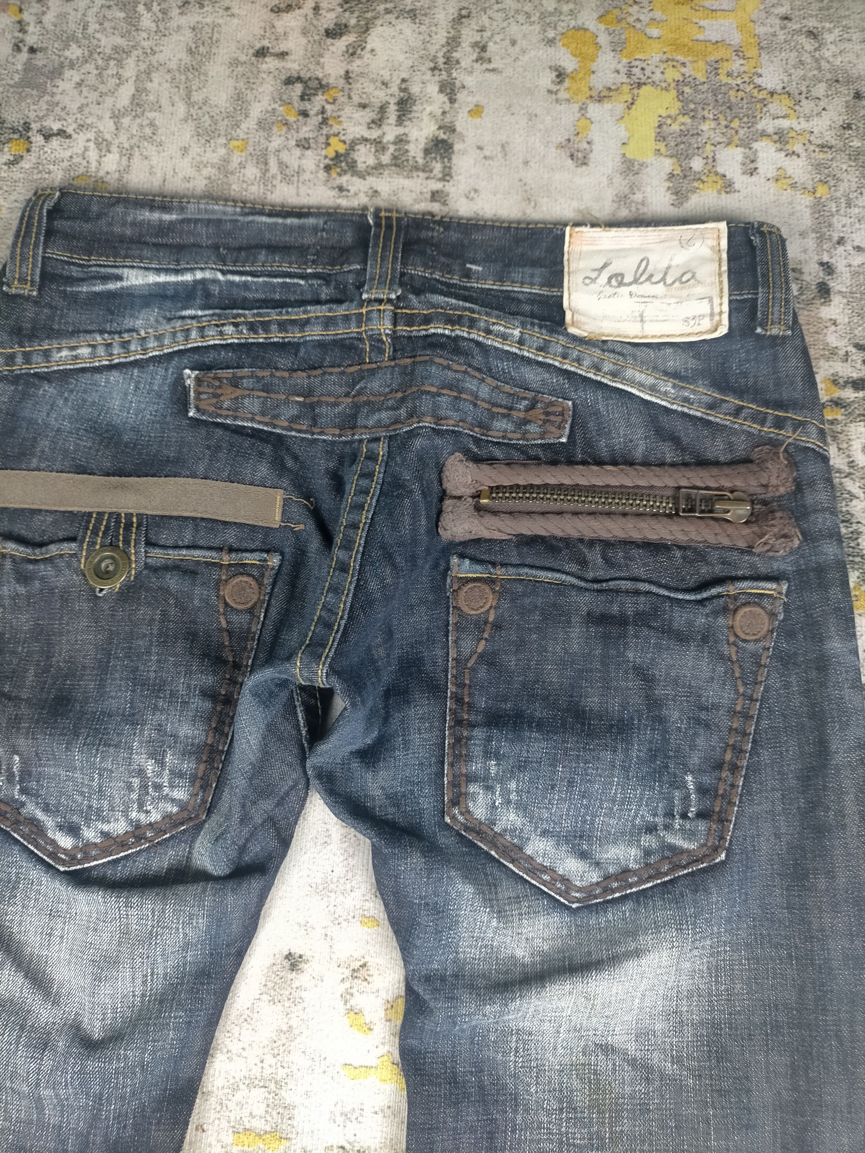 Tornado Mart Flare Lolita Jeans Washed By Concert Club Size US 30 / EU 46 - 7 Thumbnail