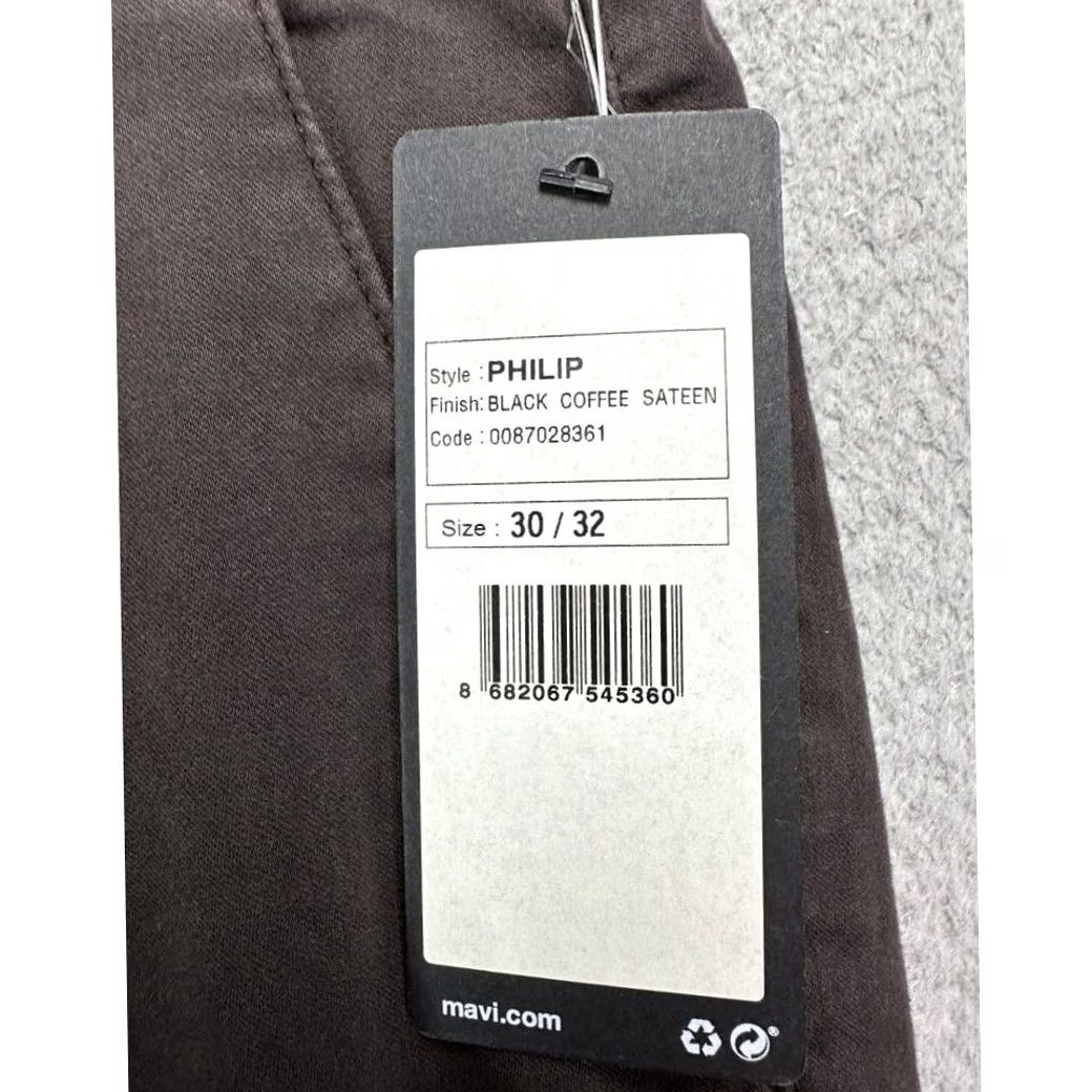 Vintage Mavi Jeans Philip Khakis Pants Mens 30 Inseam 32 Relaxed Straight Brown Stretch Cotton Spandex Workwear Casual Mens Size US 30 / EU 46 - 2 Thumbnail