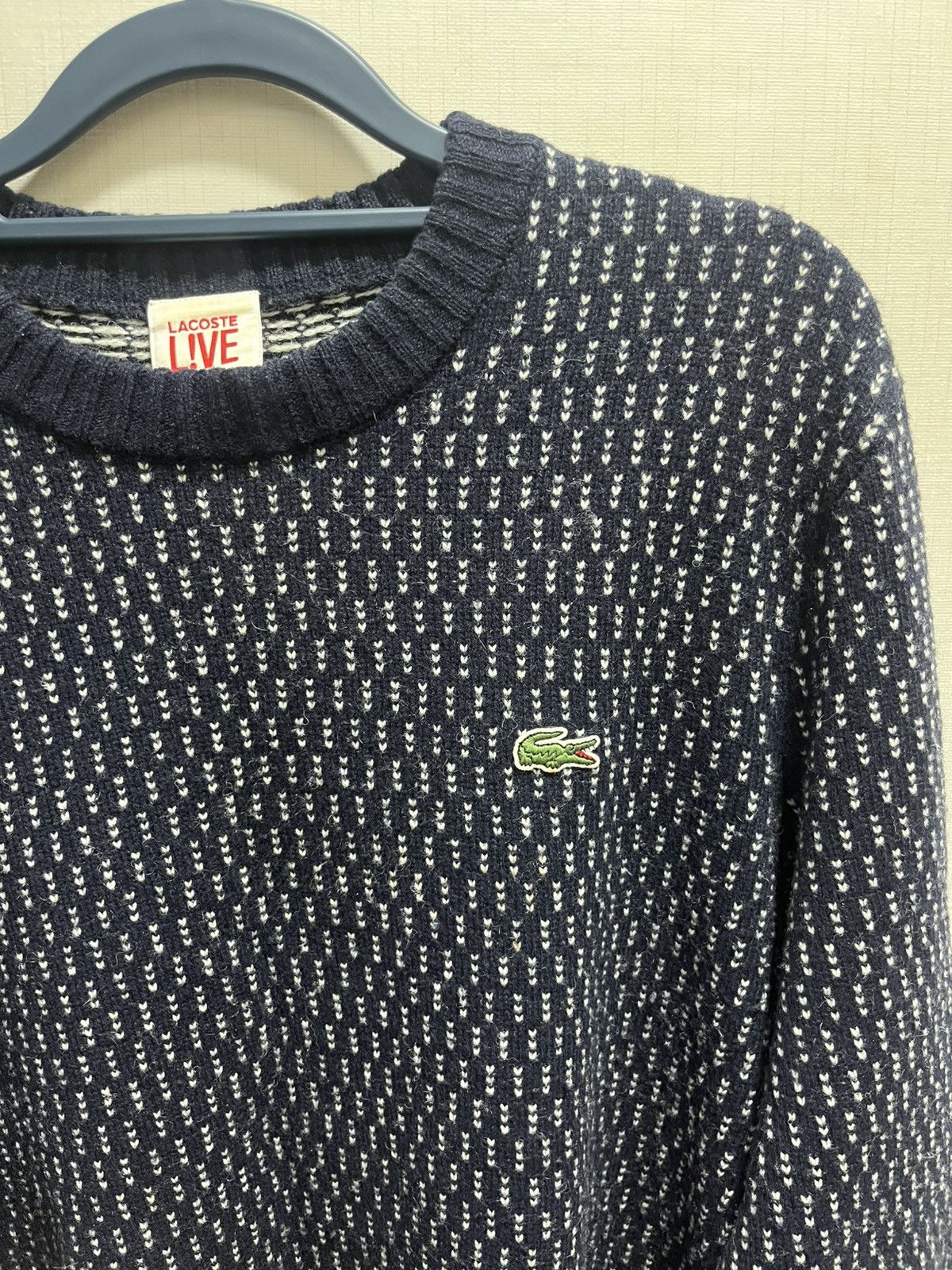Japanese Brand × Vintage lacoste y2k oldscool jpn vintage knit Size US M / EU 48-50 / 2 - 2 Thumbnail