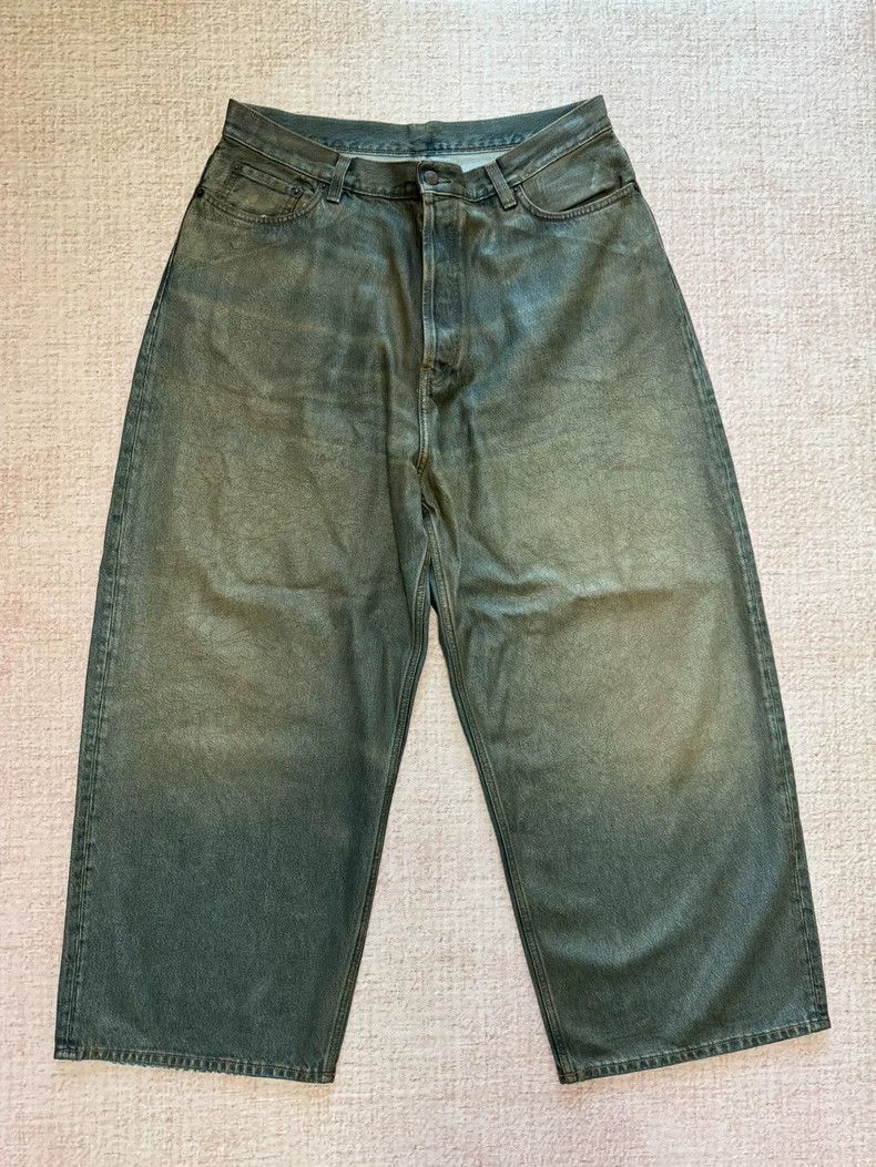 Acne Studios acne studios Brush wax mud dyed silhouette jeans 2503-Nexta Size US 32 / EU 48 - 1 Thumbnail