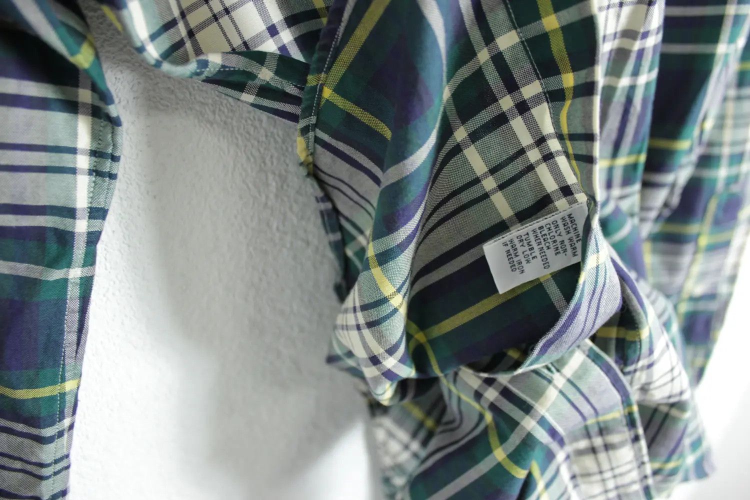 Polo Ralph Lauren Polo Ralph Lauren Pony Logo Green Tartan Check Oxford Shirt Size US L / EU 52-54 / 3 - 4 Thumbnail