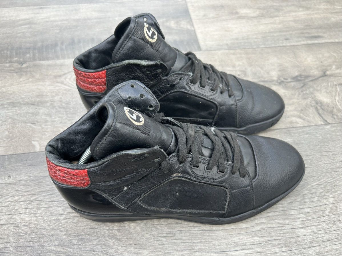 Gucci Gucci Interlocking G Logo High-Top Sneakers Size US 9 / EU 42 - 2 Thumbnail