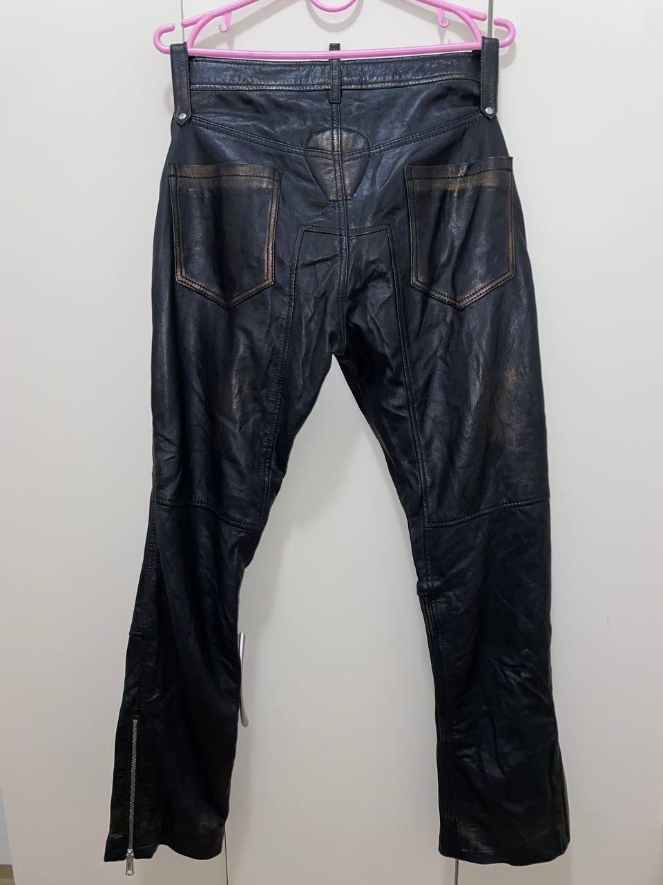 Leather × Vintage Vintage IXS Leather Pants Black Y2K Archival Size US 34 / EU 50 - 7 Thumbnail