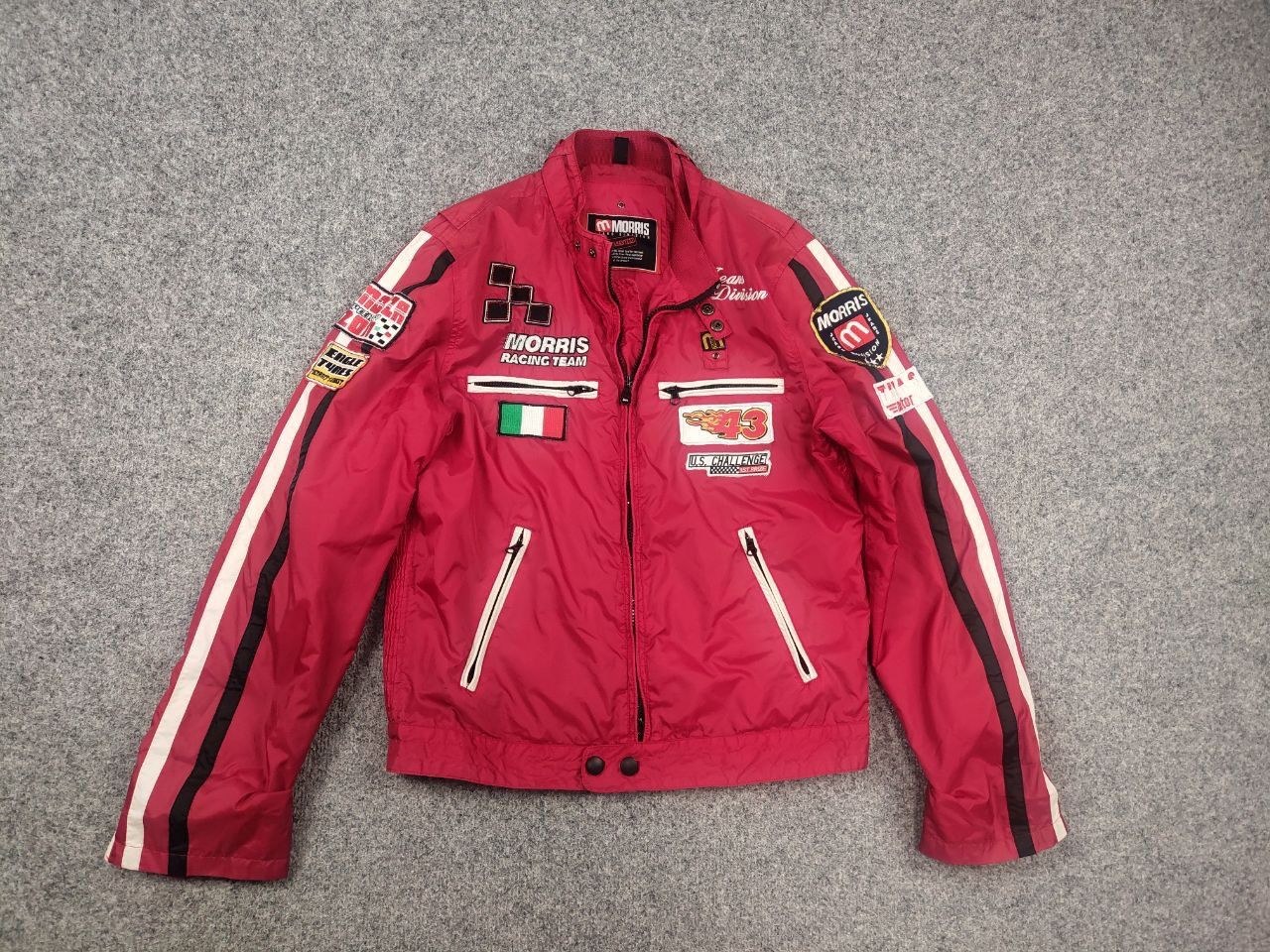 Vintage Morris Jeans Division Logo racing nascar Jacket Y2K