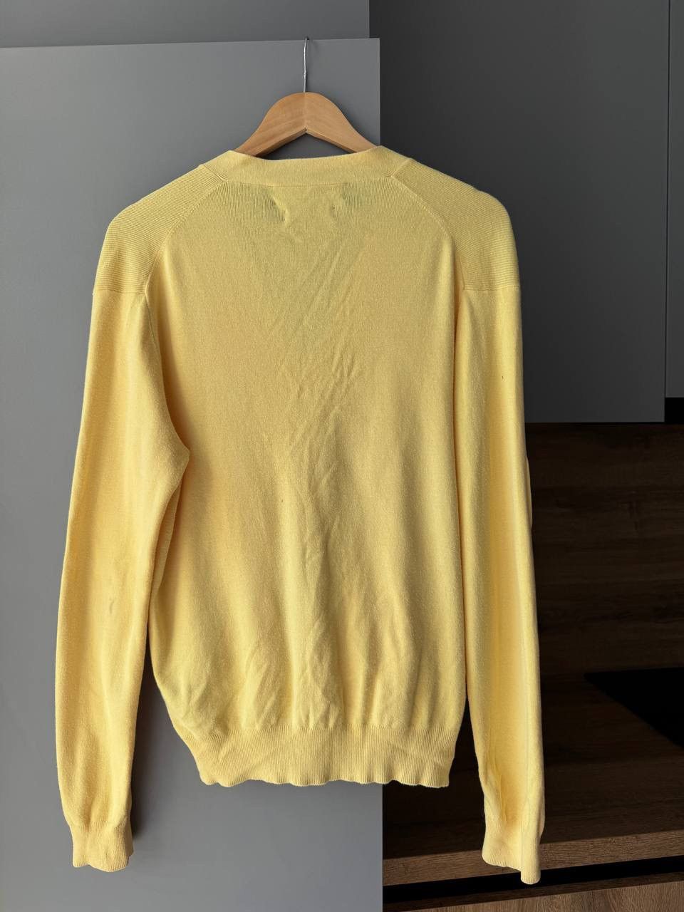 Polo Ralph Lauren 90s ‘Polo Ralph Lauren’ Yellow Wool Cardigan Knit Sweat Size US S / EU 44-46 / 1 - 4 Thumbnail