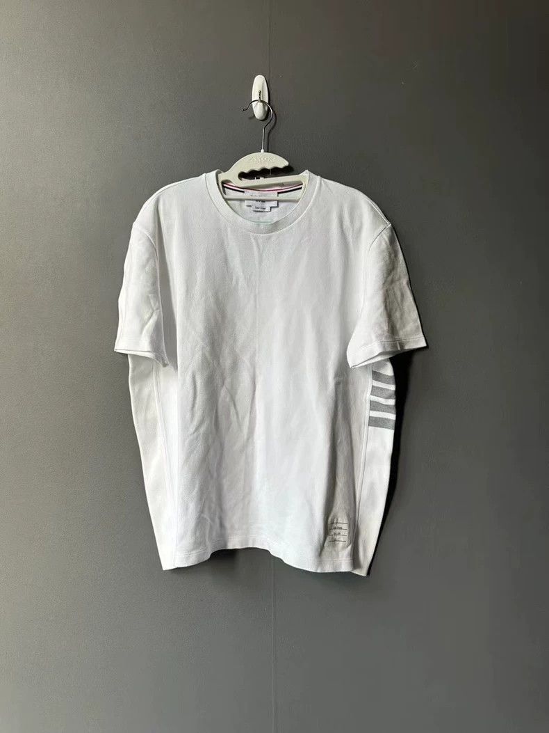 Thom Browne Thom Browne Side Stripe Short Sleeve T-Shirt-dmc Size US M / EU 48-50 / 2 - 1 Thumbnail