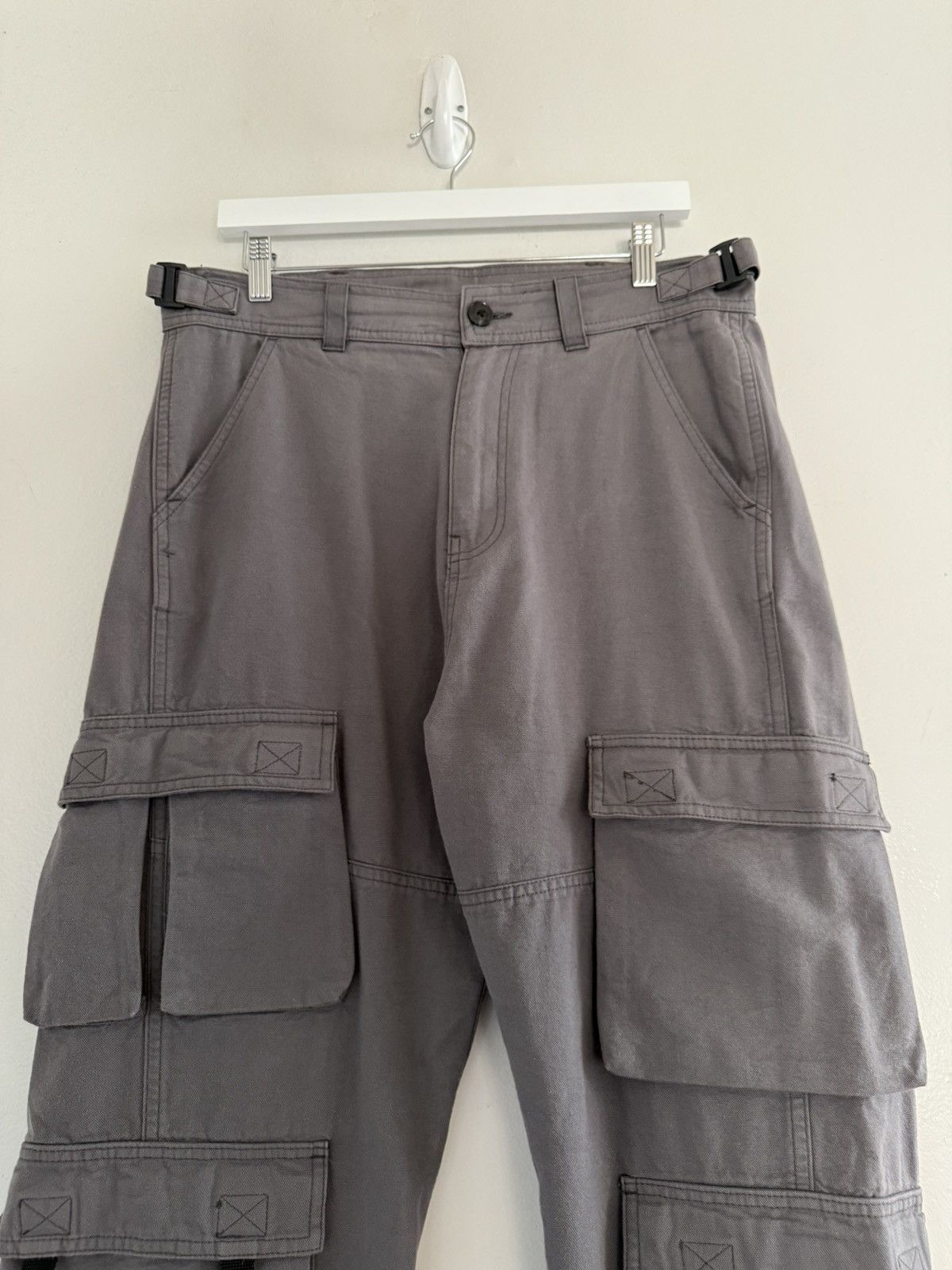 Martine Rose Martine Rose 11 Pocket Twist Seam Work Cargo Pants Gray Size US 30 / EU 46 - 8 Thumbnail