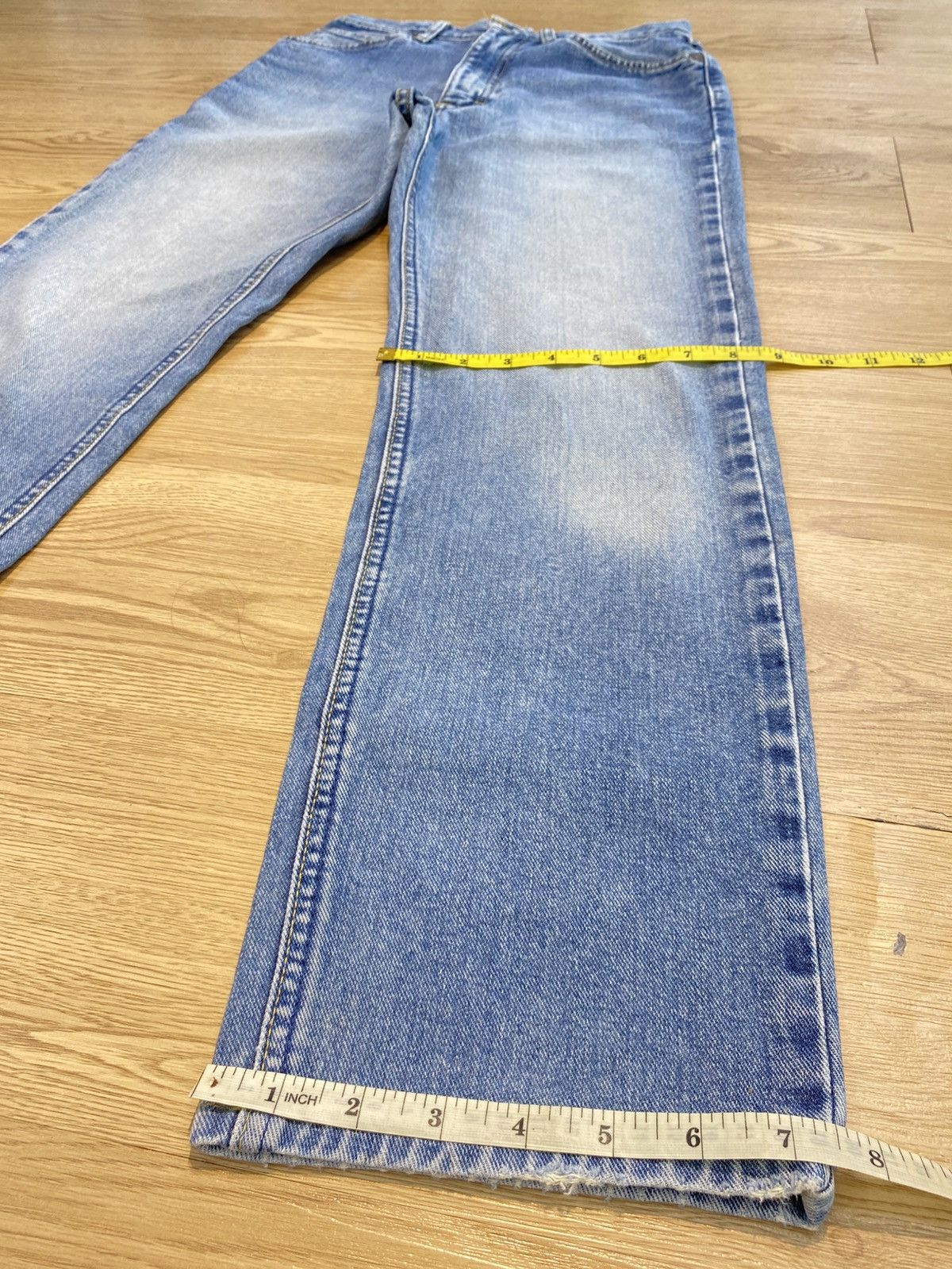 Lee Vintage Lee Brand Blue Faded Wash Style Jeans Size US 26 / EU 42 - 12 Thumbnail