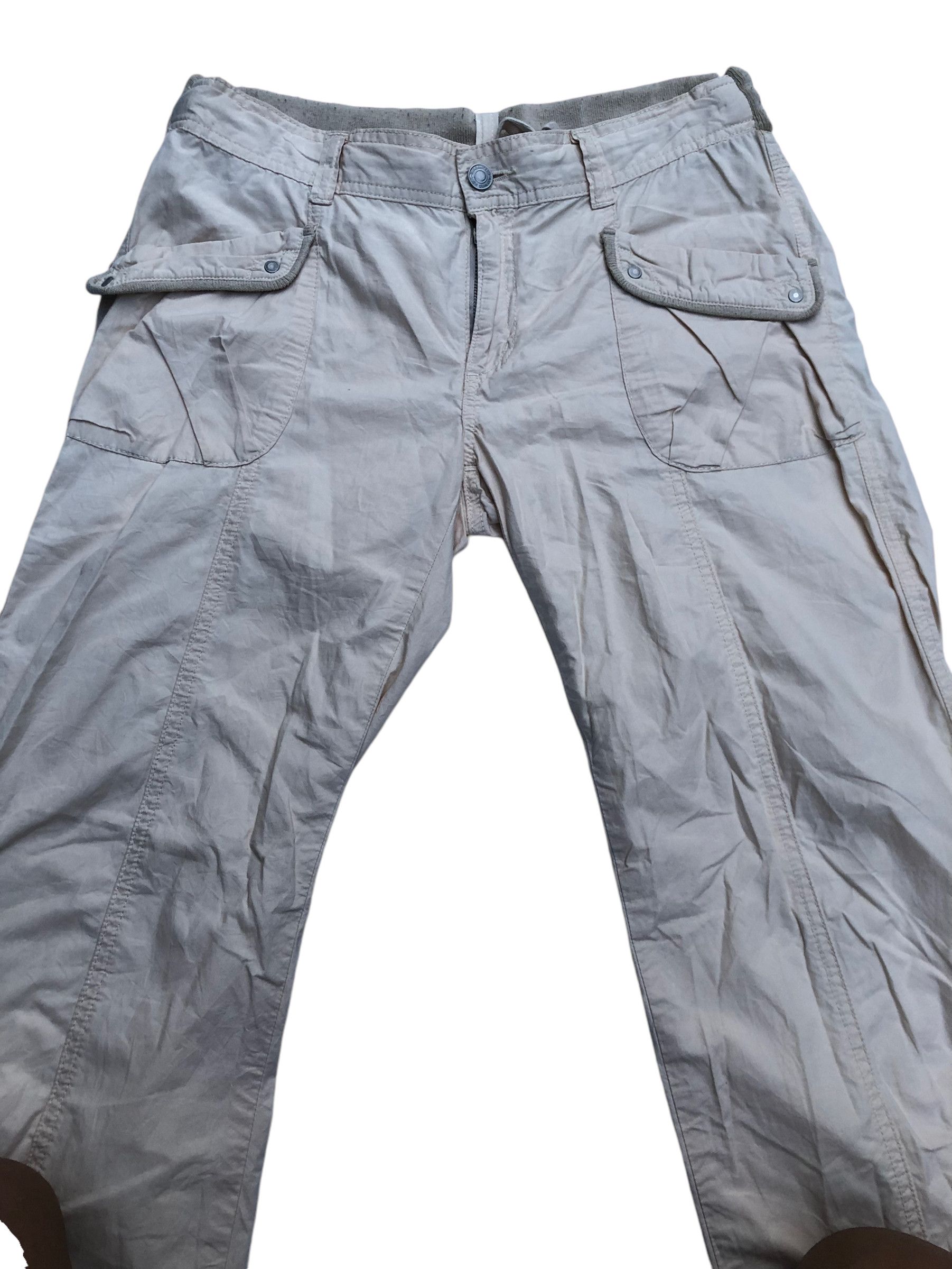 If Six Was Nine × Le Grande Bleu (L.G.B.) Womens Flare Bomber Parachute Cargo Pants Trousers Japan Size 30" / US 8 / IT 44 - 8 Thumbnail