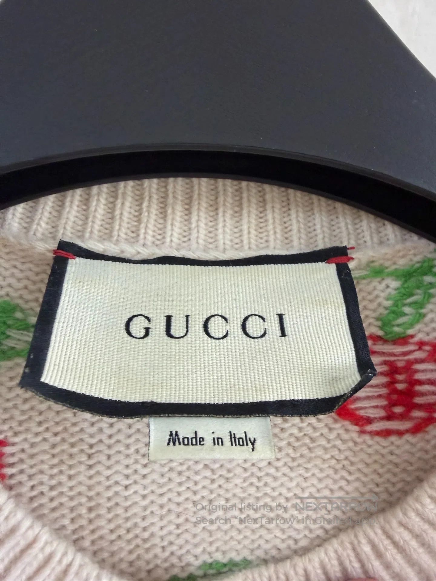 Gucci Guicci Cherry Double G Logo Sweater| Size US S / EU 44-46 / 1 - 3 Thumbnail