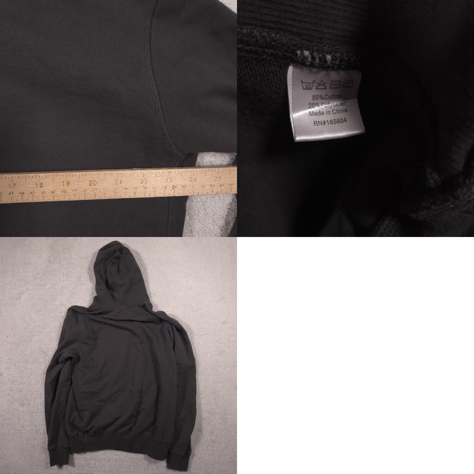 Puma PUMA Hoodie Mens L Black Pullover Fleece Sweatshirt Embroidered Logo Chest Size US L / EU 52-54 / 3 - 8 Thumbnail