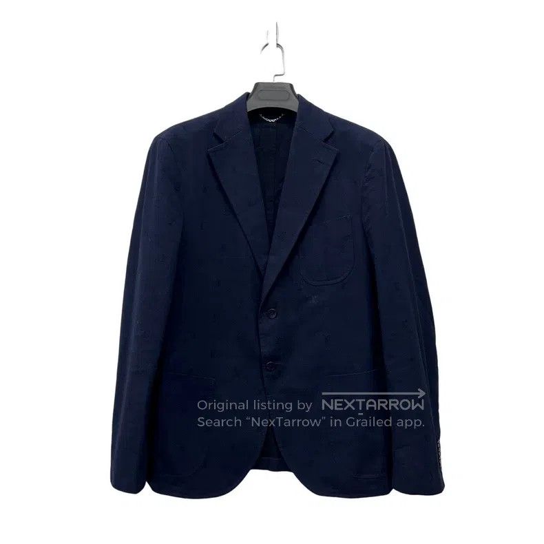 Louis Vuitton 24 Tyler Signature Navy Full Print blazer