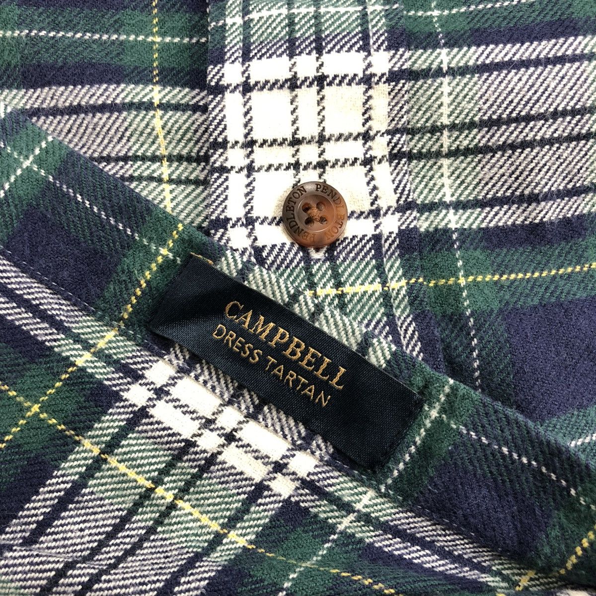 Flannel × Pendleton Vintage Pendleton “Hawthorne” Flannel Shirt – Elbow Patch Size US XL / EU 56 / 4 - 11 Thumbnail