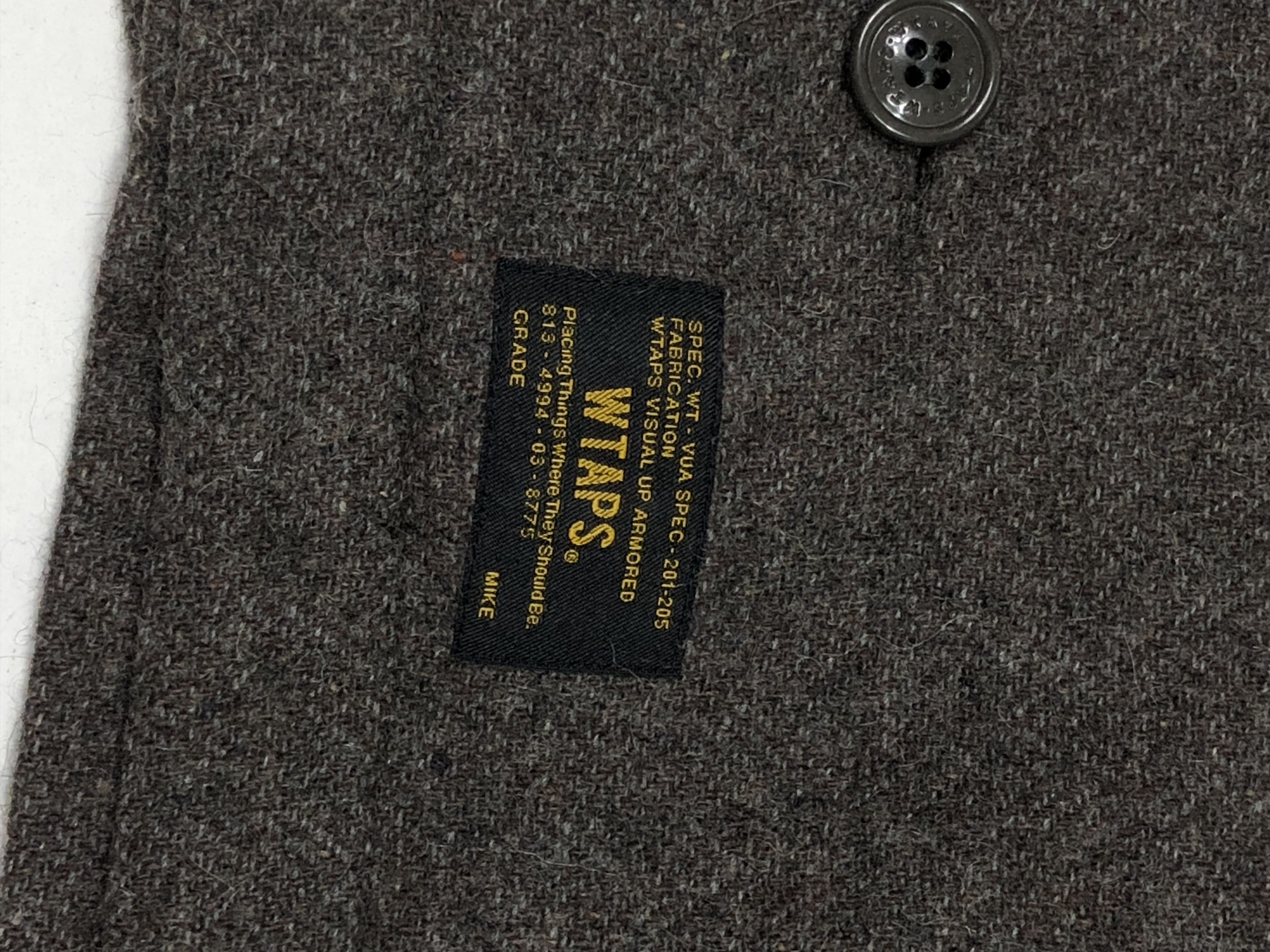 Wtaps BUDS L/S WOOL 4-POCKETS SHIRT Size US M / EU 48-50 / 2 - 7 Thumbnail