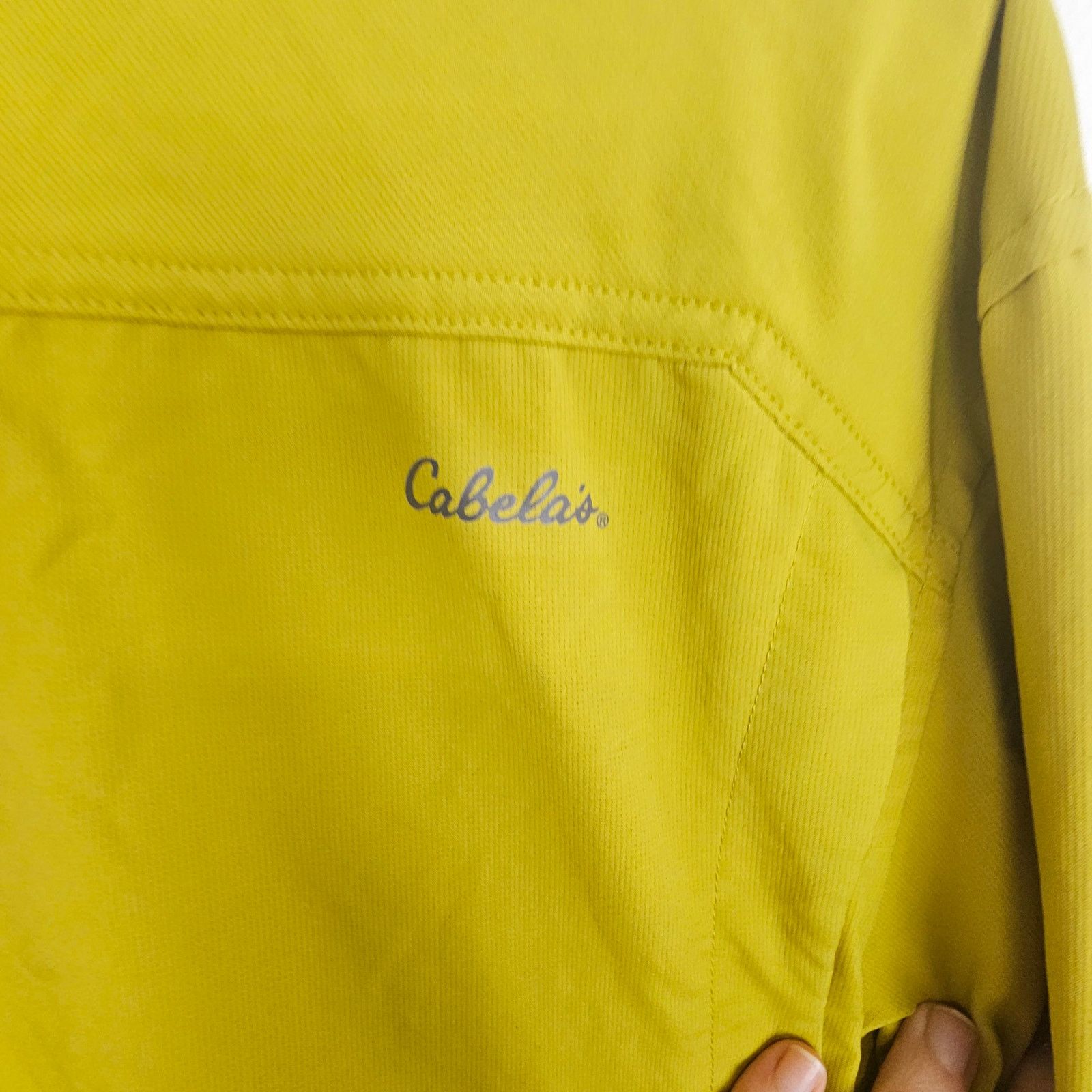 Cabelas Cabelas Guidewear Shirt Men L? Yellow Vented LS Button Size US L / EU 52-54 / 3 - 10 Thumbnail