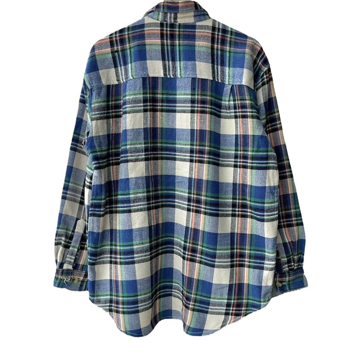 Vintage Work Shirt USA Vintage 60s 70s Wide Flannel Size US L / EU 52-54 / 3 - 2 Thumbnail