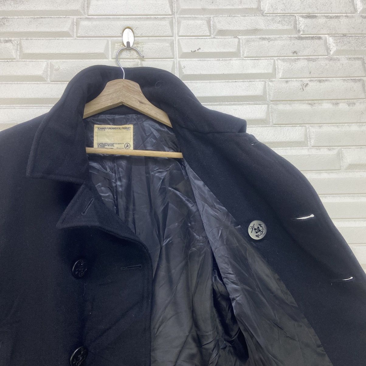 FDMTL Scanner Fundamental FDMTL Street Fashion Leather Wool Coat Size US XS / EU 42 / 0 - 13 Thumbnail