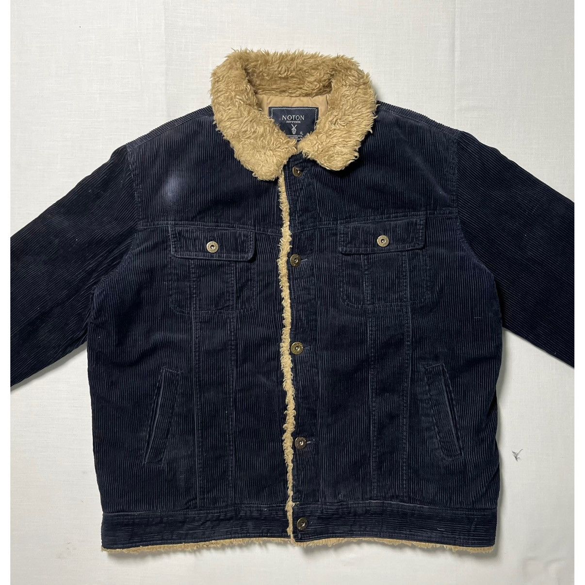 Other NOTON corduroy shearling jacket. Size US XL / EU 56 / 4 - 4 Thumbnail