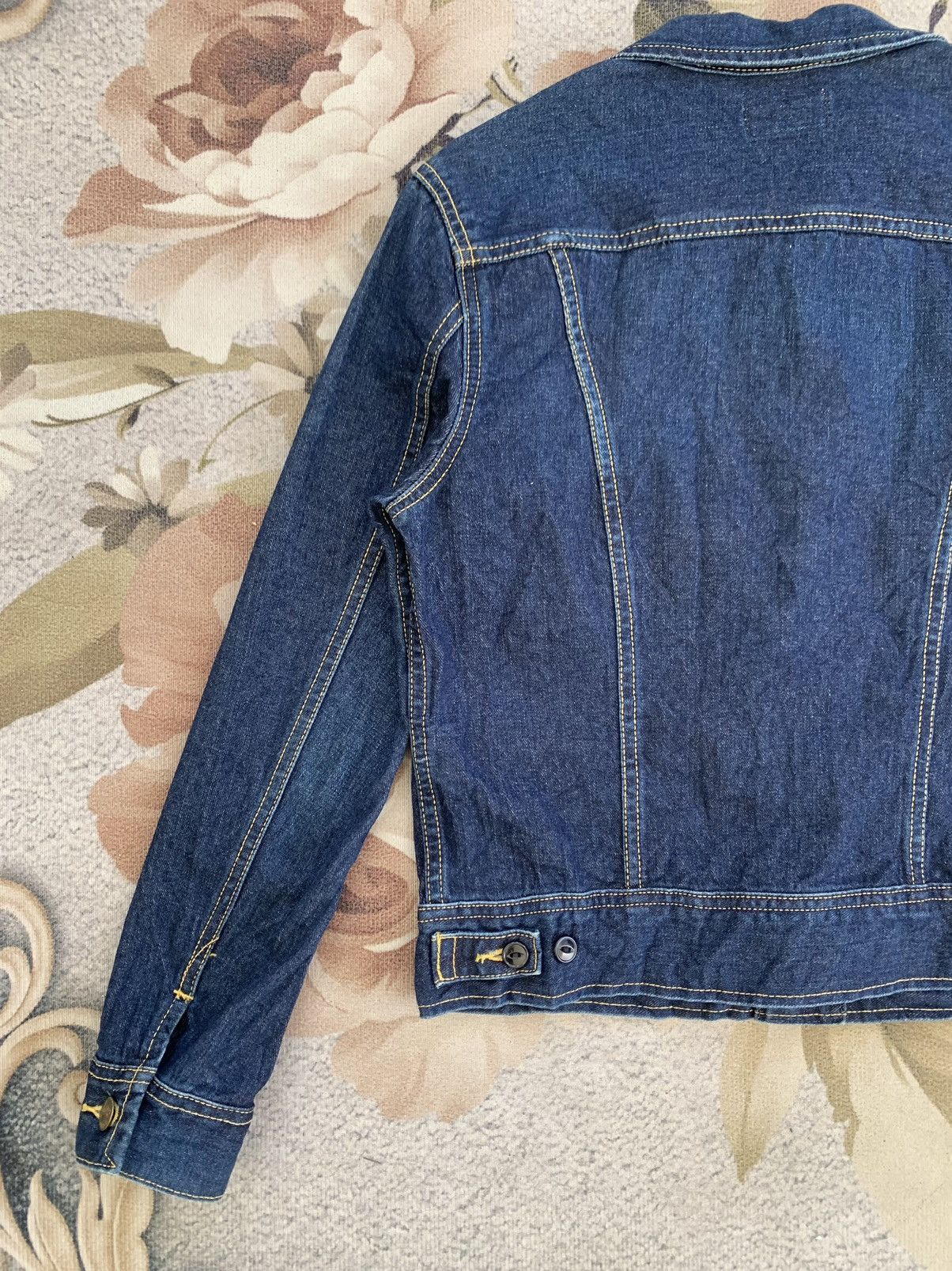 Lee Lee Earth Music & Ecology Denim Trucker Jacket Size S / US 4 / IT 40 - 6 Thumbnail