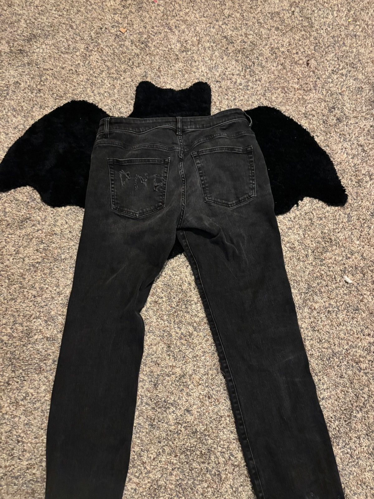 Vintage baggy denim y2k pants Size US 34 / EU 50 - 2 Thumbnail