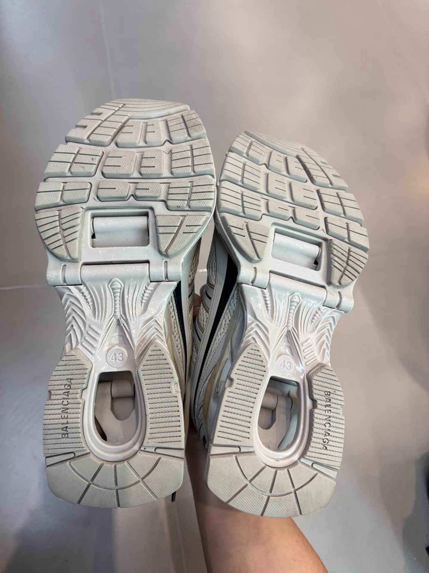Balenciaga BALENCIAGA X-Pander Spring Shoe Cream 43 Size US 10 / EU 43 - 4 Thumbnail