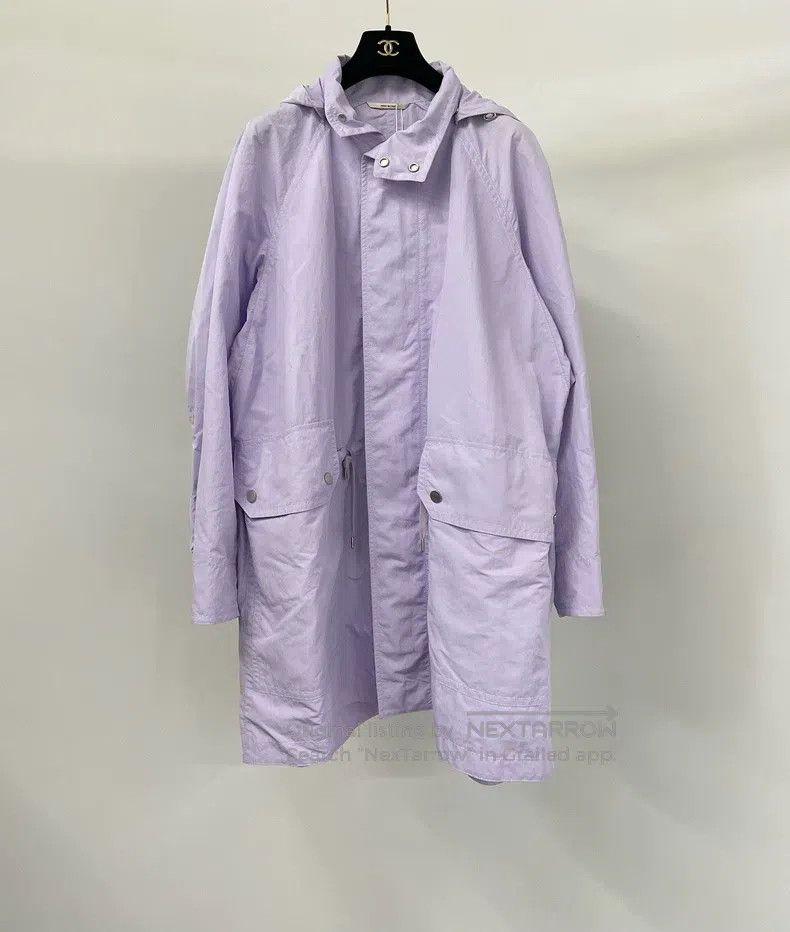 Hermes Hermes Long purple trench coat Size US M / EU 48-50 / 2 - 3 Thumbnail