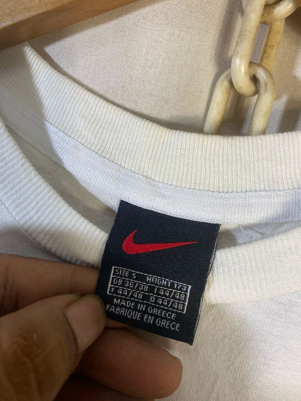 Nike × Vintage Vintage nike small swoosh tshirt Size US M / EU 48-50 / 2 - 4 Thumbnail