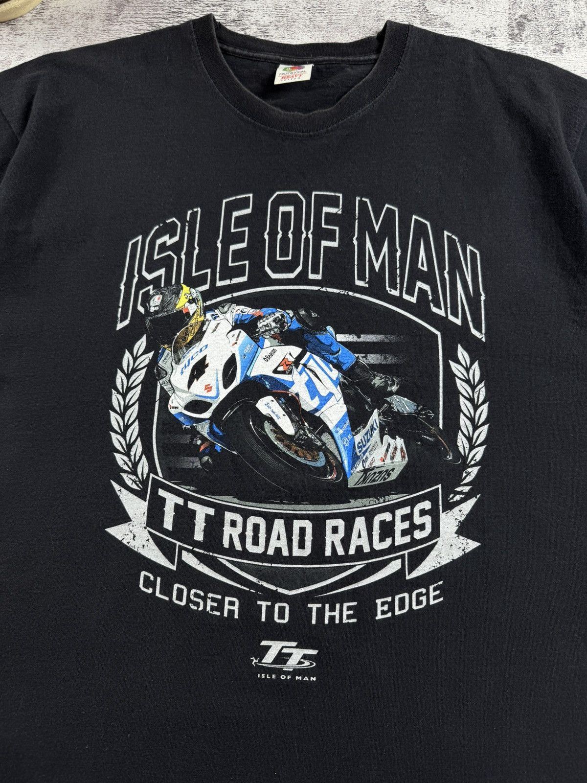 Other ISLE OF MAN Honda Bike 90S Delray Formula 1 T Shirt Tee Size US XL / EU 56 / 4 - 8 Thumbnail