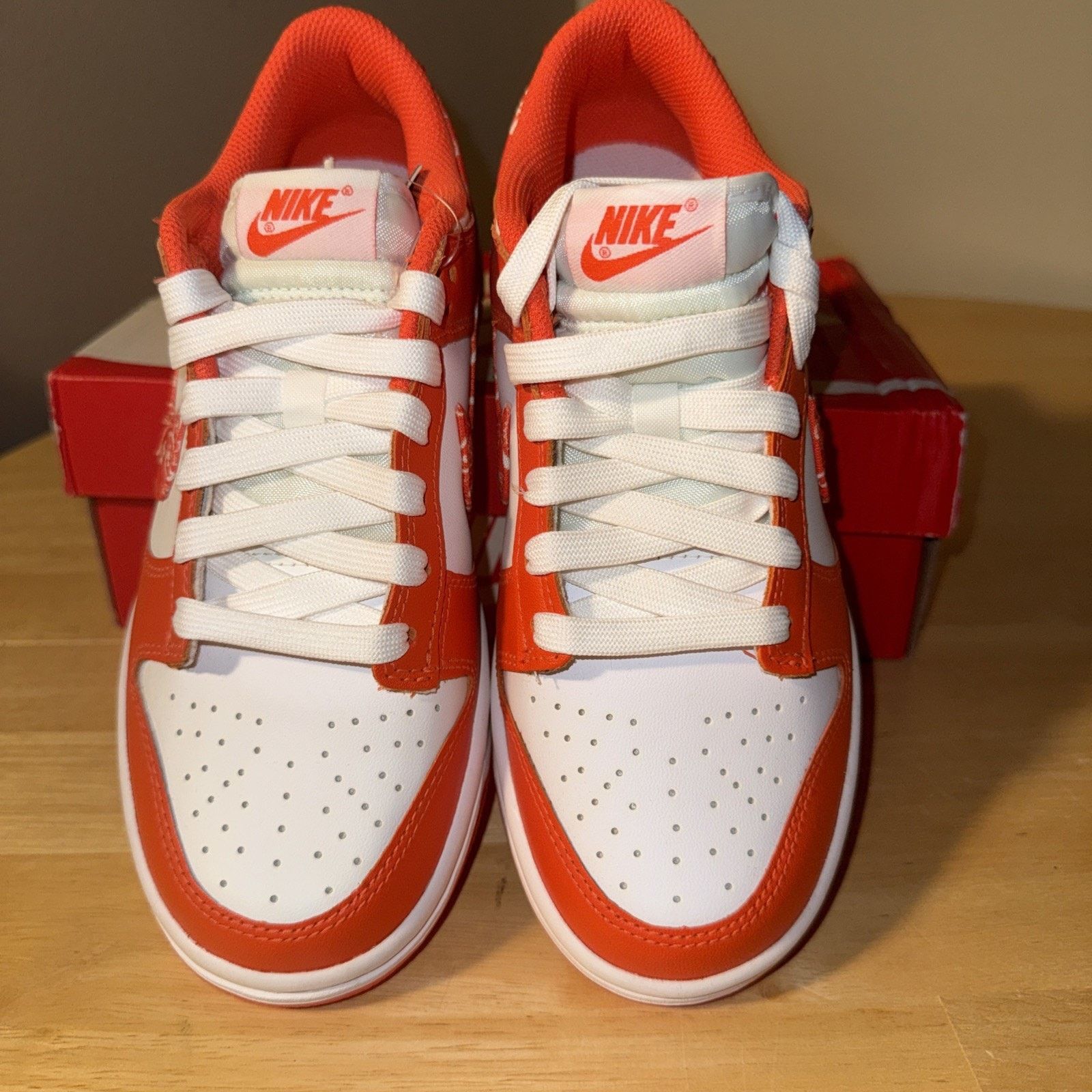 Nike Nike Dunk Low Essential Paisley Pack Orange - DH4401-103 Size US 7 / IT 37 - 5 Thumbnail