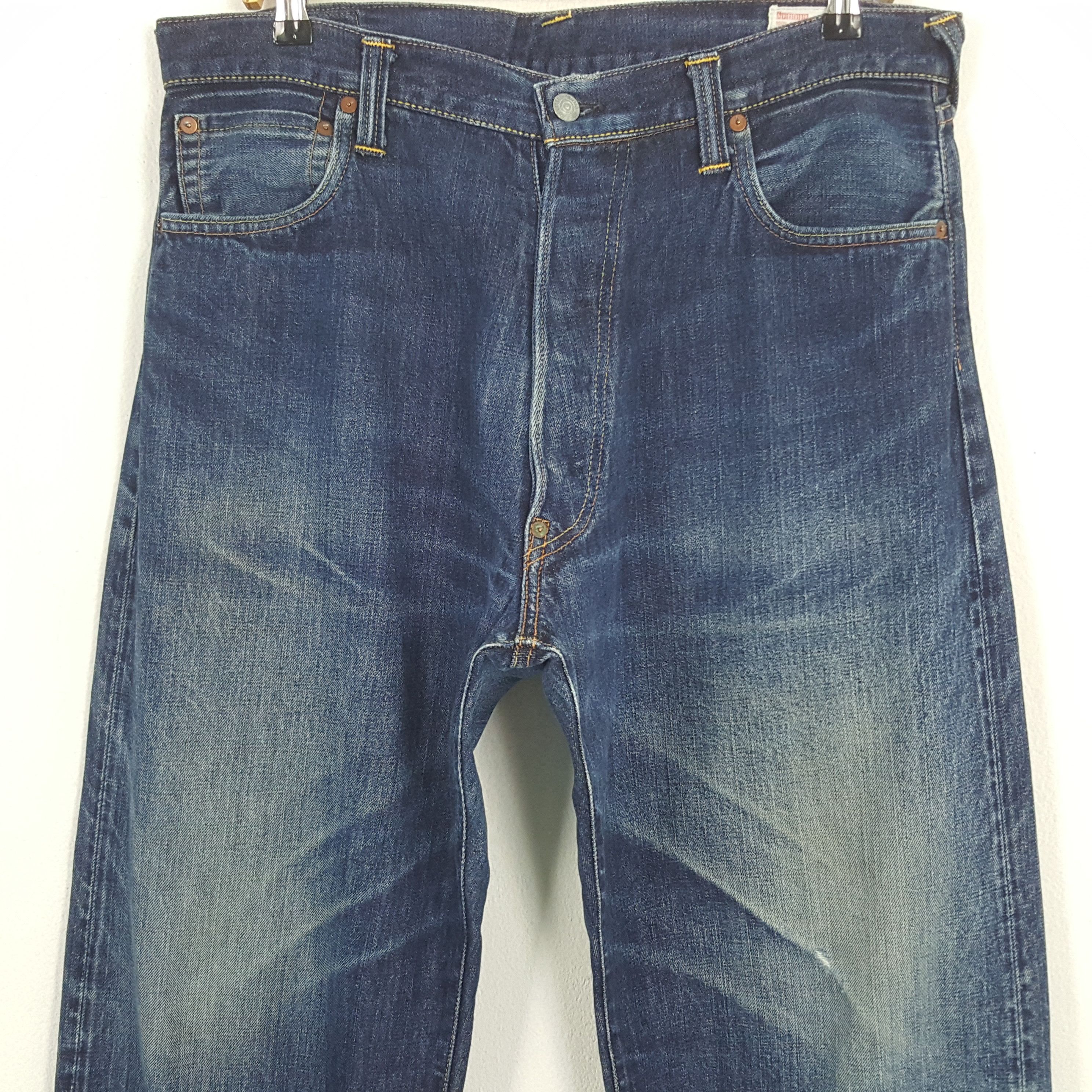 Evisu Vintage Evisu Japanese Brand Daicock Custom Art Denim Jeans Size US 35 - 5 Thumbnail