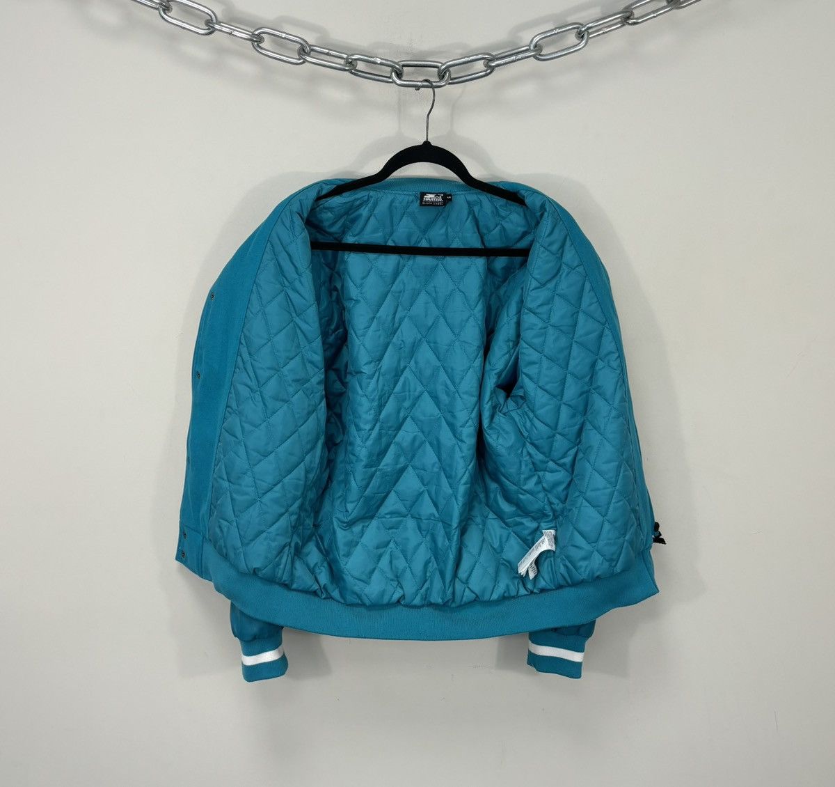 Starter Starter Black Label Men’s Blue Wool Varsity Bomber Jacket Size US S / EU 44-46 / 1 - 2 Thumbnail